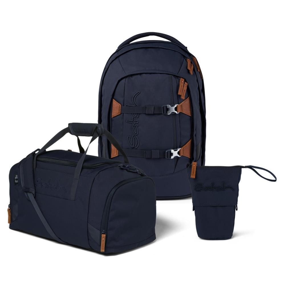 Satch Schulrucksack Pack (3tlg., inkl. Pencil Slider und Sporttasche)