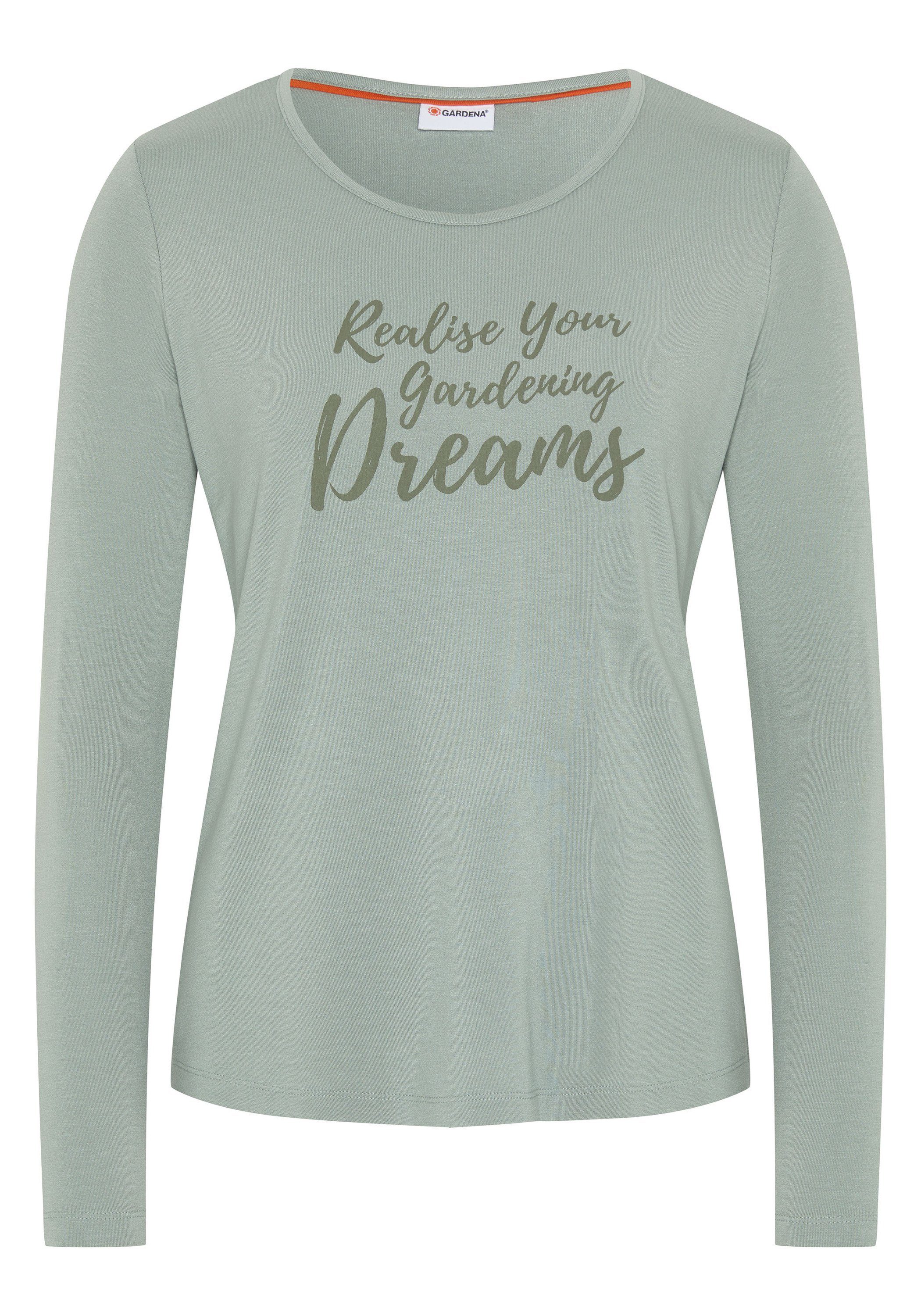 GARDENA Langarmshirt im gedruckten Gardening-Design günstig online kaufen