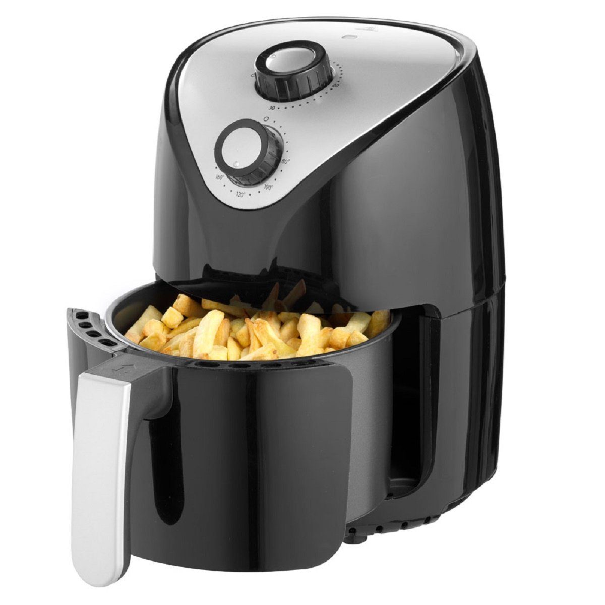 COFI 1453 Heißluftfritteuse 80 von 2,0L 1000W bis 200°C Stufenlose Airfryer Temperaturregelung