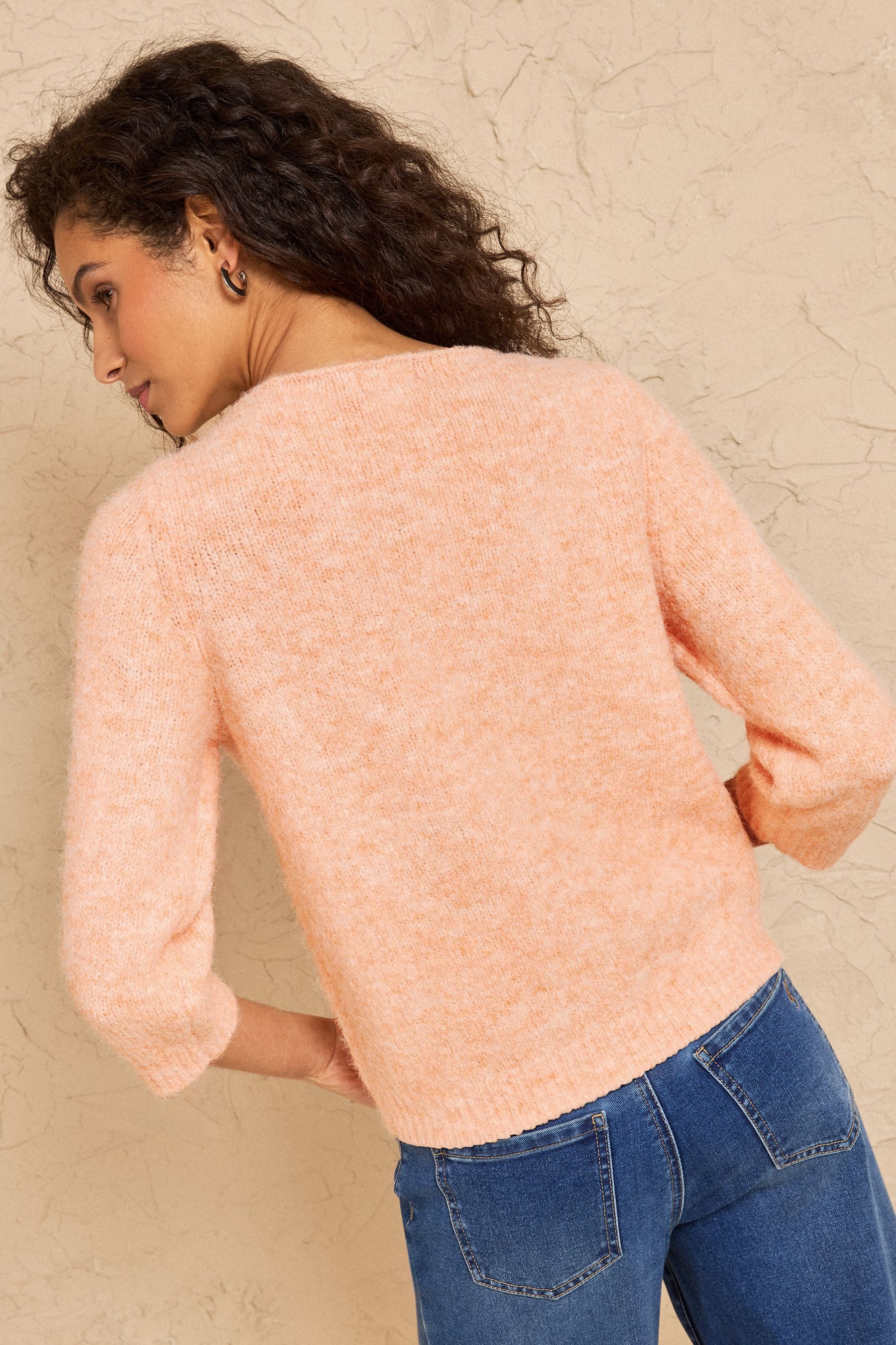 Love & Roses Strickjacke Love & Roses kuschelige Strickjacke (1-tlg)