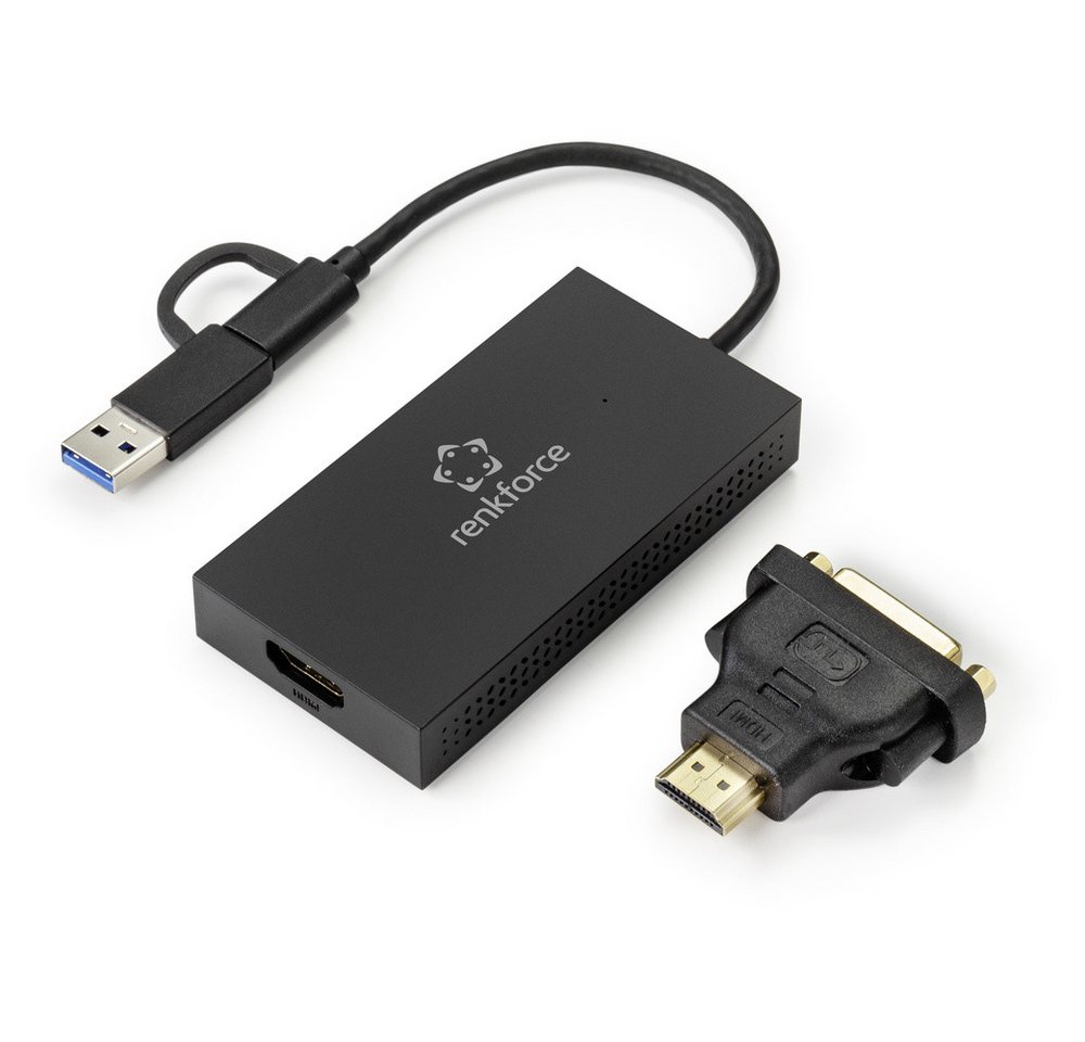Renkforce Renkforce Externe Grafikkarte DDR3-RAM USB-A, USB-C® (USB 3.2 G Grafikkarte
