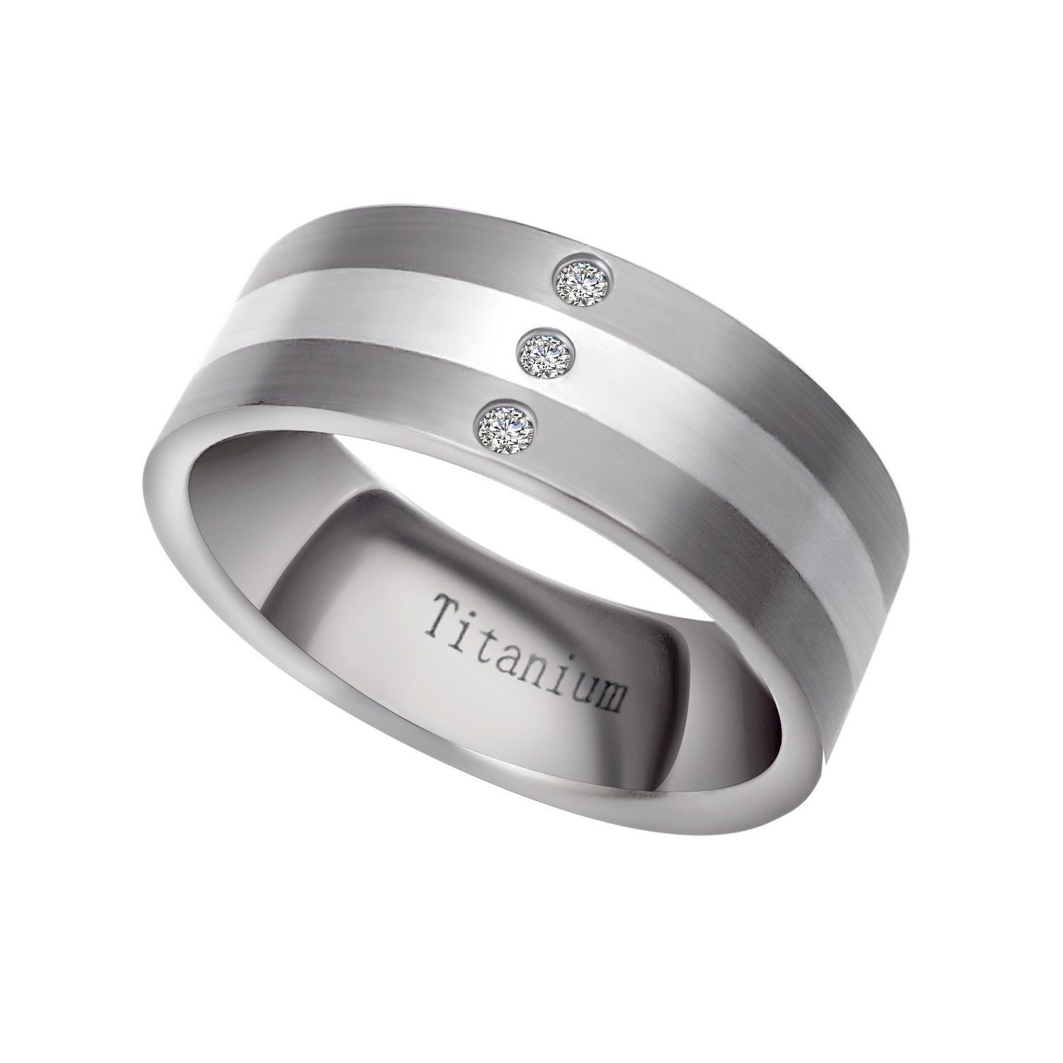 Firetti Partnerring Schmuck Geschenk "LIEBE" Titan, mit oder ohne Zirkonia (synth)