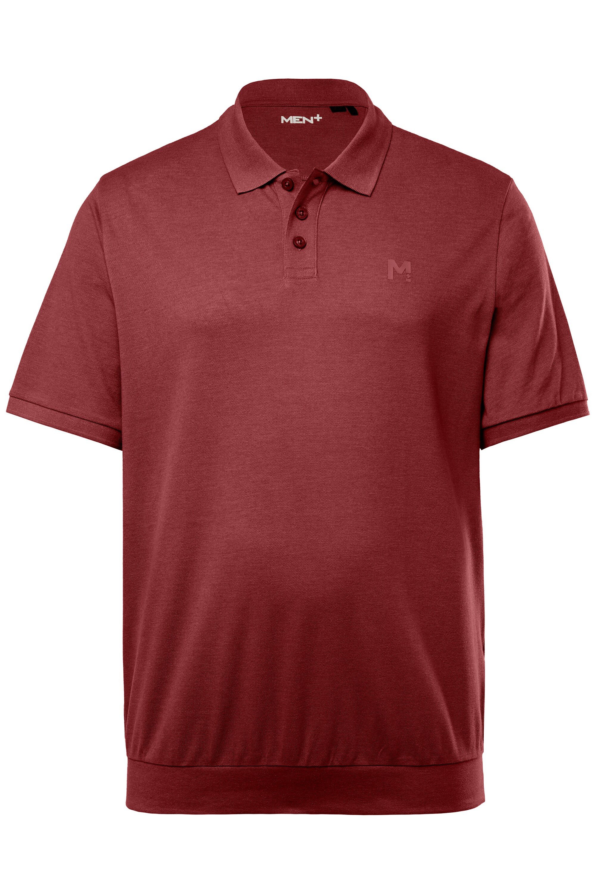 Men Plus Poloshirt Men+ Poloshirt Bauchfit Basic Piqué Halbarm günstig online kaufen