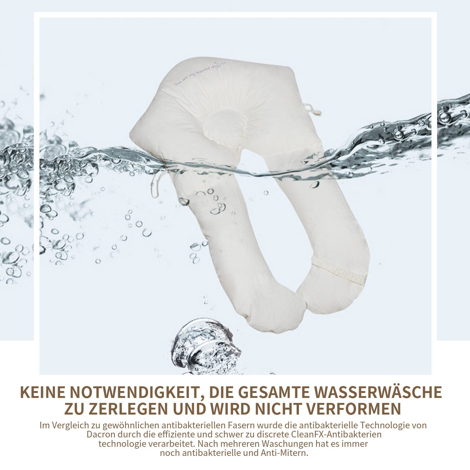 Refttenw Babykissen Babykopfkissen,Seitenschläferkissen,Beruhigendes Kissen