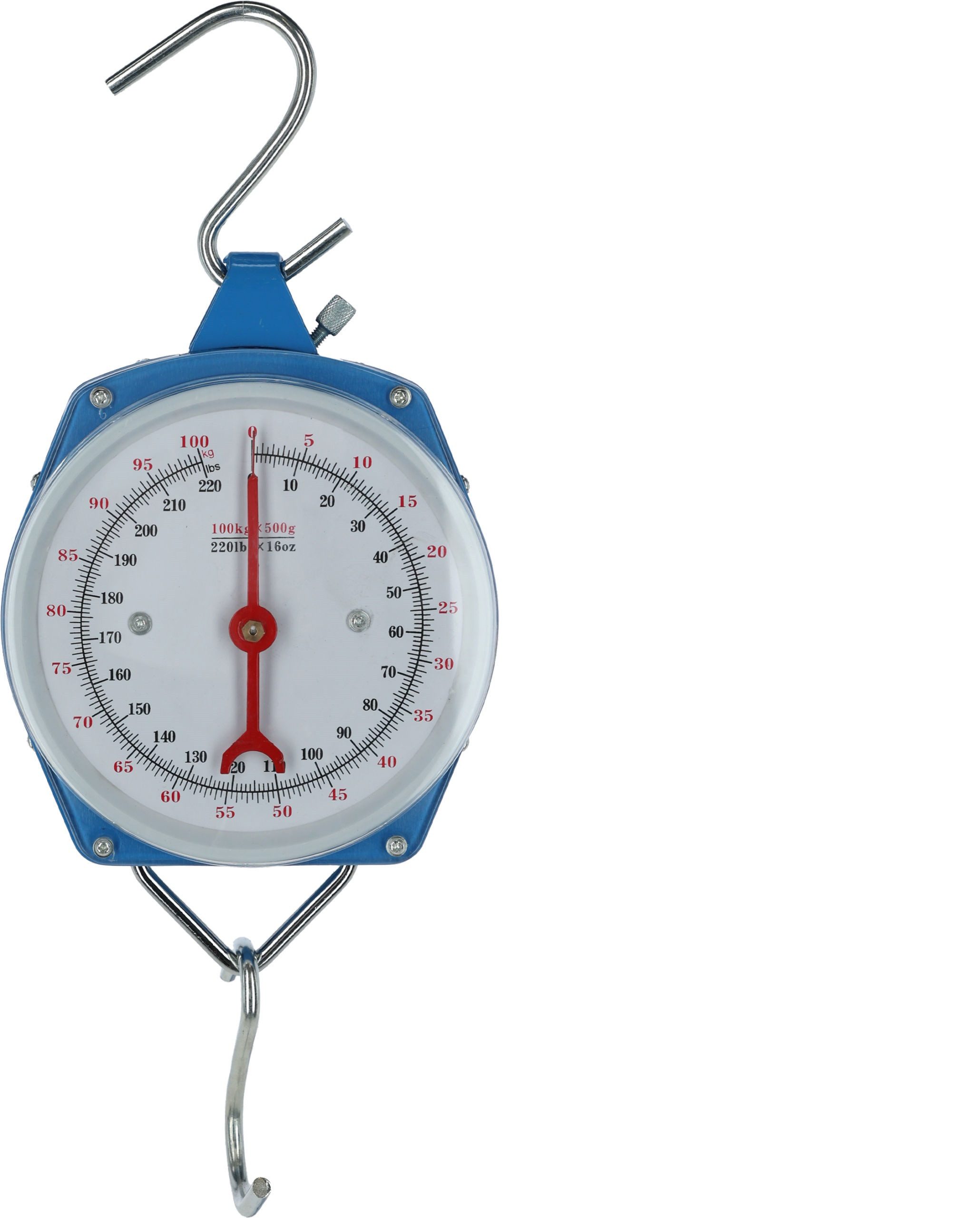 Kerbl Kofferwaage Zeigerschnellwaage, 50kg, Farbe blau, 291412