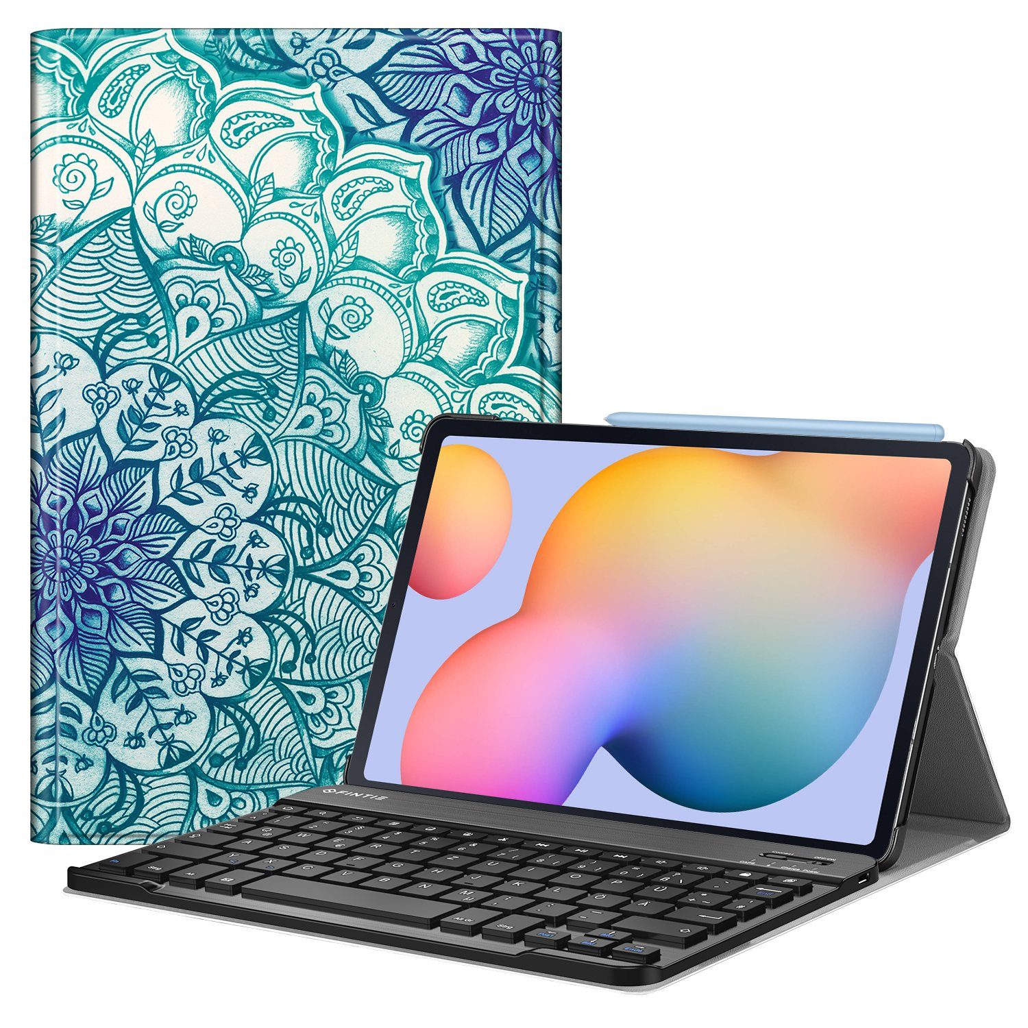 Fintie TabletHülle Tastatur Hülle für Samsung Galaxy Tab S6 Lite 10.4