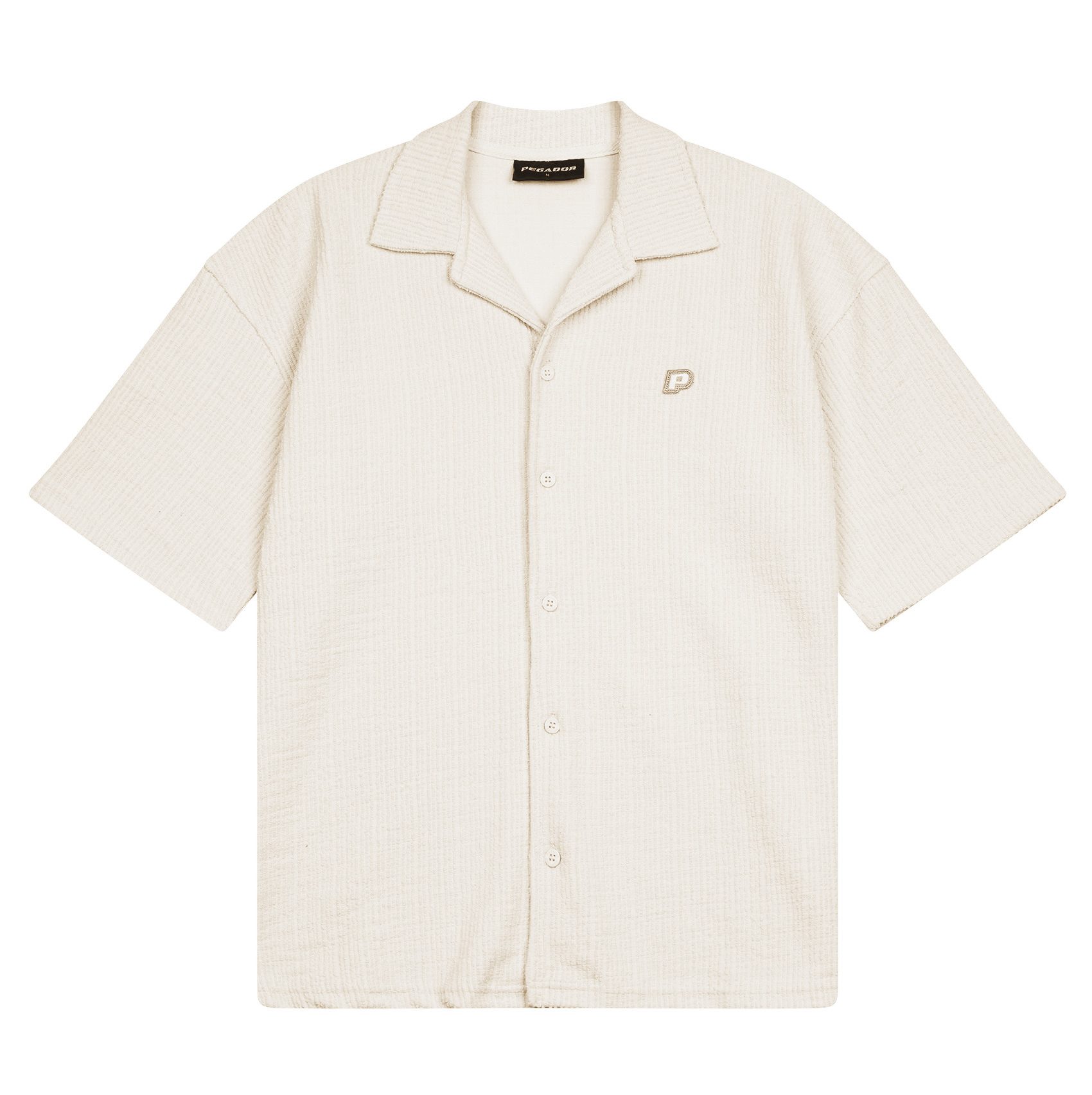 Pegador Kurzarmhemd Pegador Libco Structure Knit günstig online kaufen