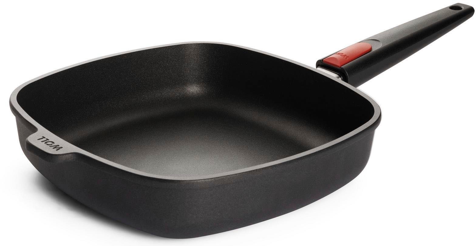 WOLL MADE IN GERMANY Bratpfanne Nowo, Aluminiumguss, von Hand gegossen, 26x26 cm, Made in Germany