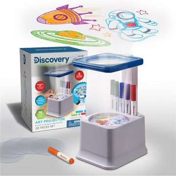 Discovery Kids Kreativset Art Projector, mit 6 Marker, 10 Farbscheiben, Kinderprojektor, ab 6 Jahren