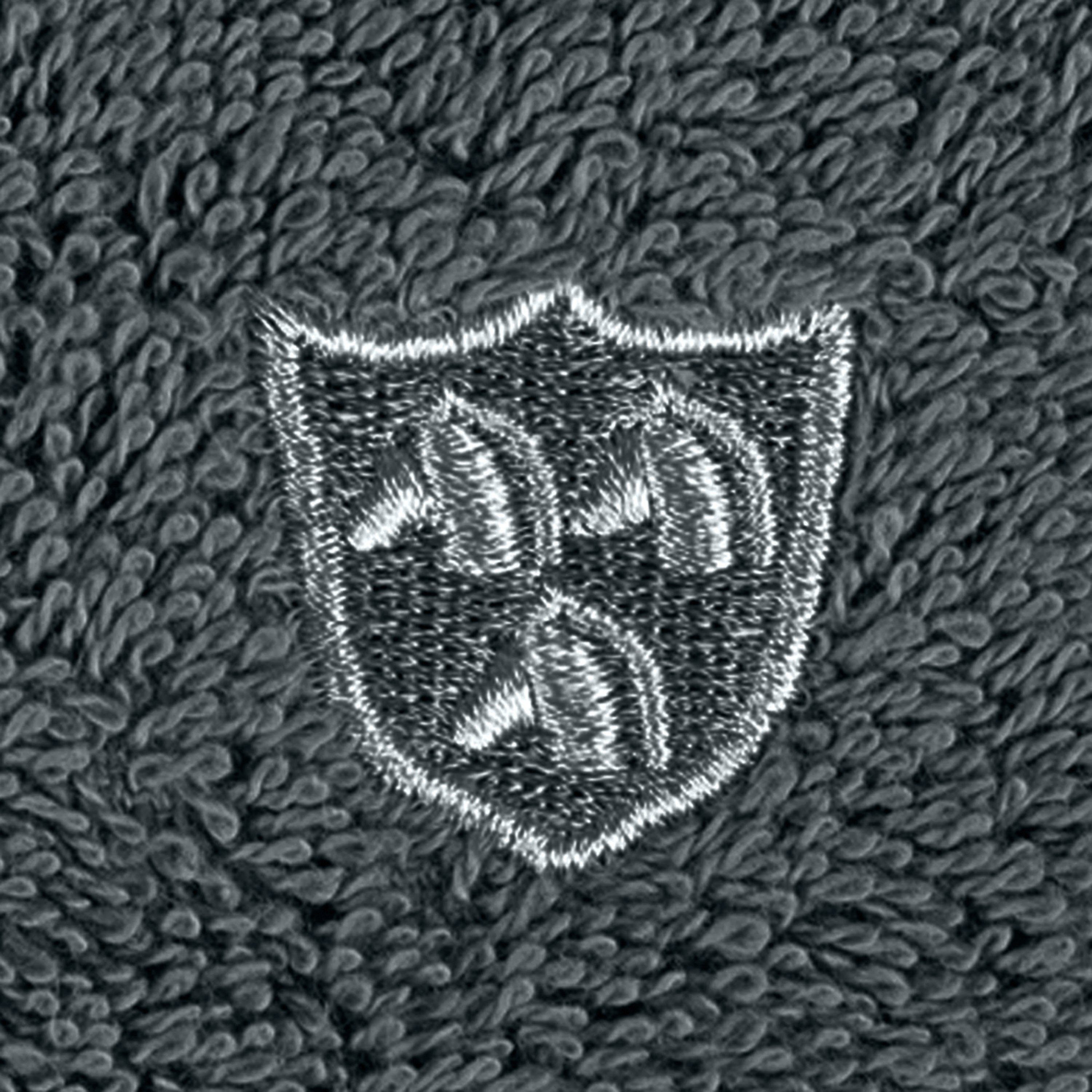 Frottier Vita, ROSS-Emblem ROSS schiefer Handtücher (2-St), Bestickung