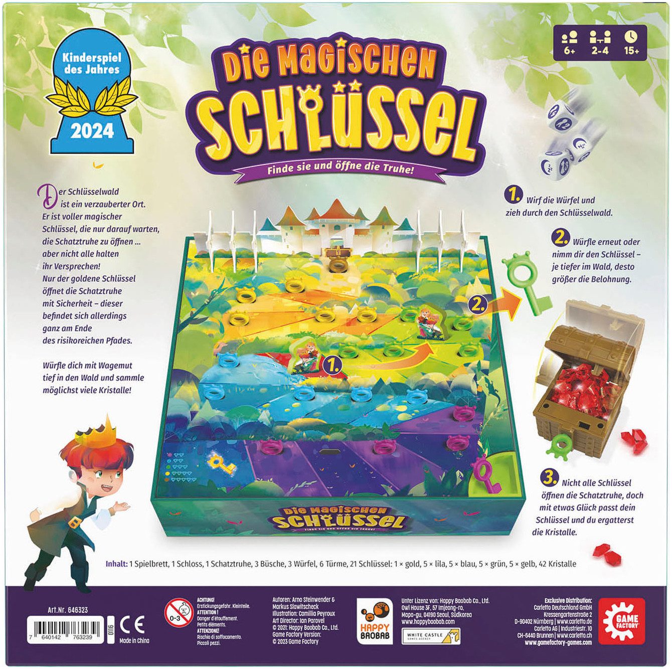 Game Factory Spiel Die Magischen Schlüssel, Kinderspiel