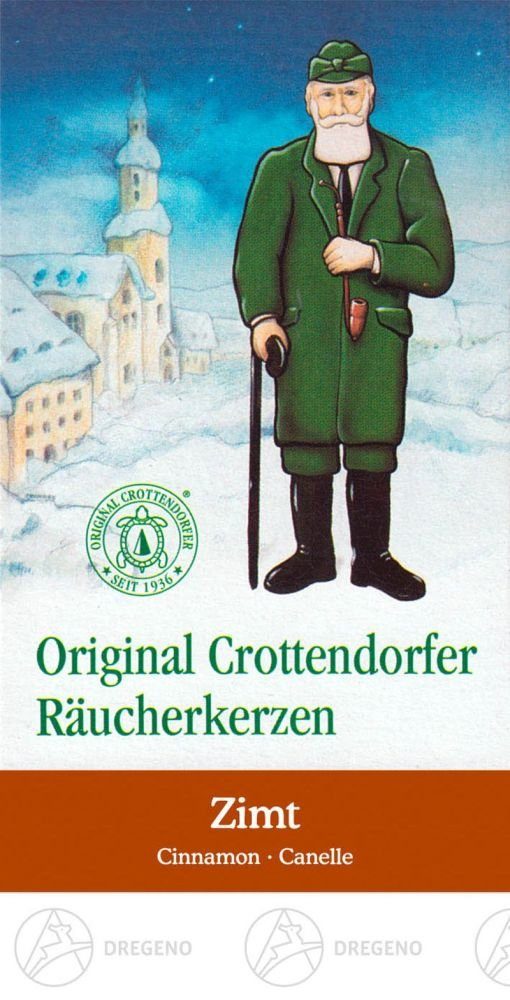 Dregeno Erzgebirge Räuchermännchen Zubehör Crottendorfer Räucherkerzen Zimt (24) NEU, Räucherkerzen Zimt