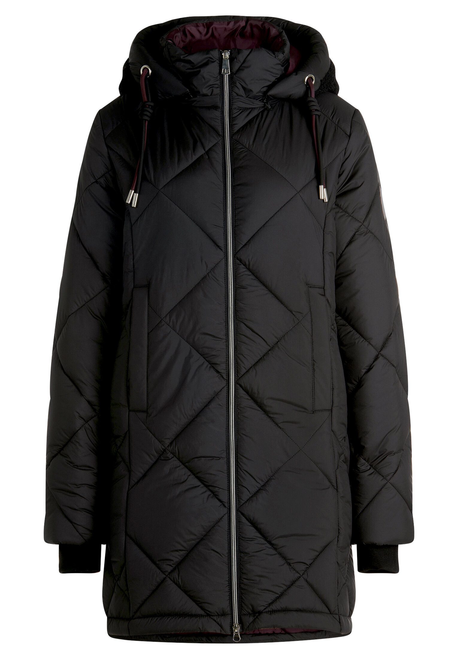 Cartoon Steppjacke Damen mit Plüsch
