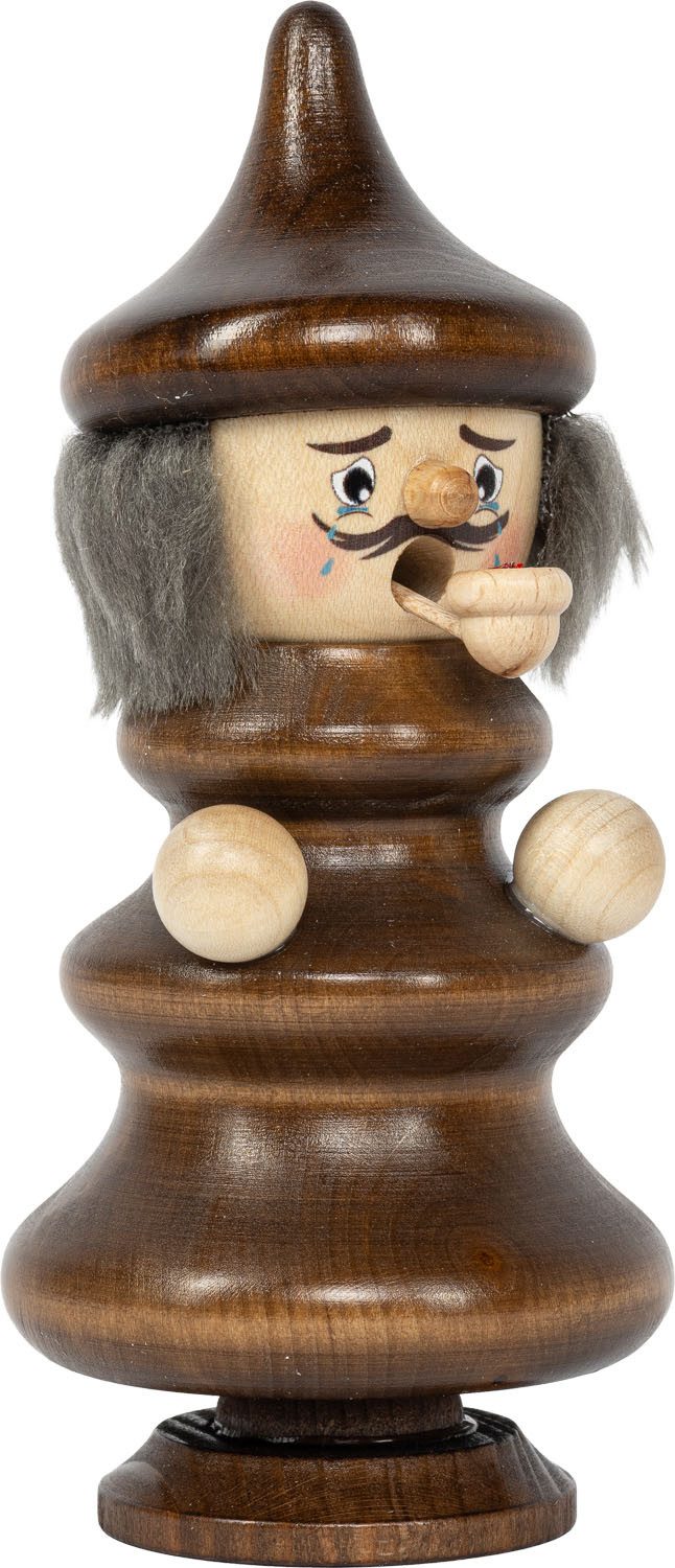 SAICO Original Räuchermännchen Räucherbaum mit Gesicht, Höhe 16 cm