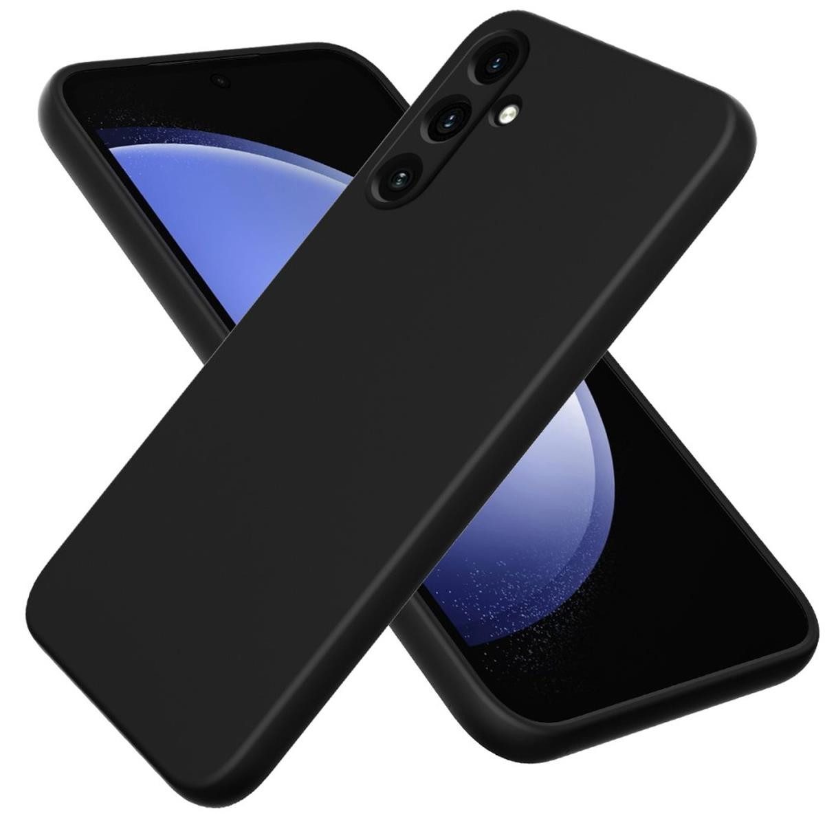 CoverKingz Handyhülle Hülle für Samsung Galaxy A35 5G Handyhülle Silikon Case Cover Matt, Uni