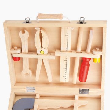 Small Foot Spielwerkzeugkoffer Werkzeugkoffer, (13-tlg), Tolles und stabiles Werkzeug-Set