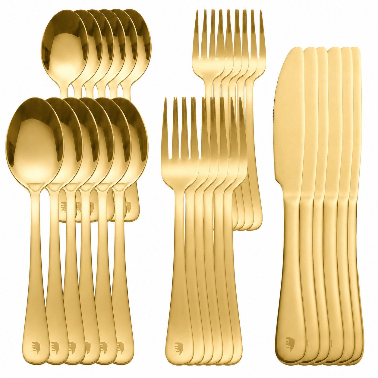Roxlin Besteck-Set 30-teiliges Edelstahl-Besteckset modern & elegant 4 Farbe, 6 Personen, Edelstahl – Bild 2 von 5