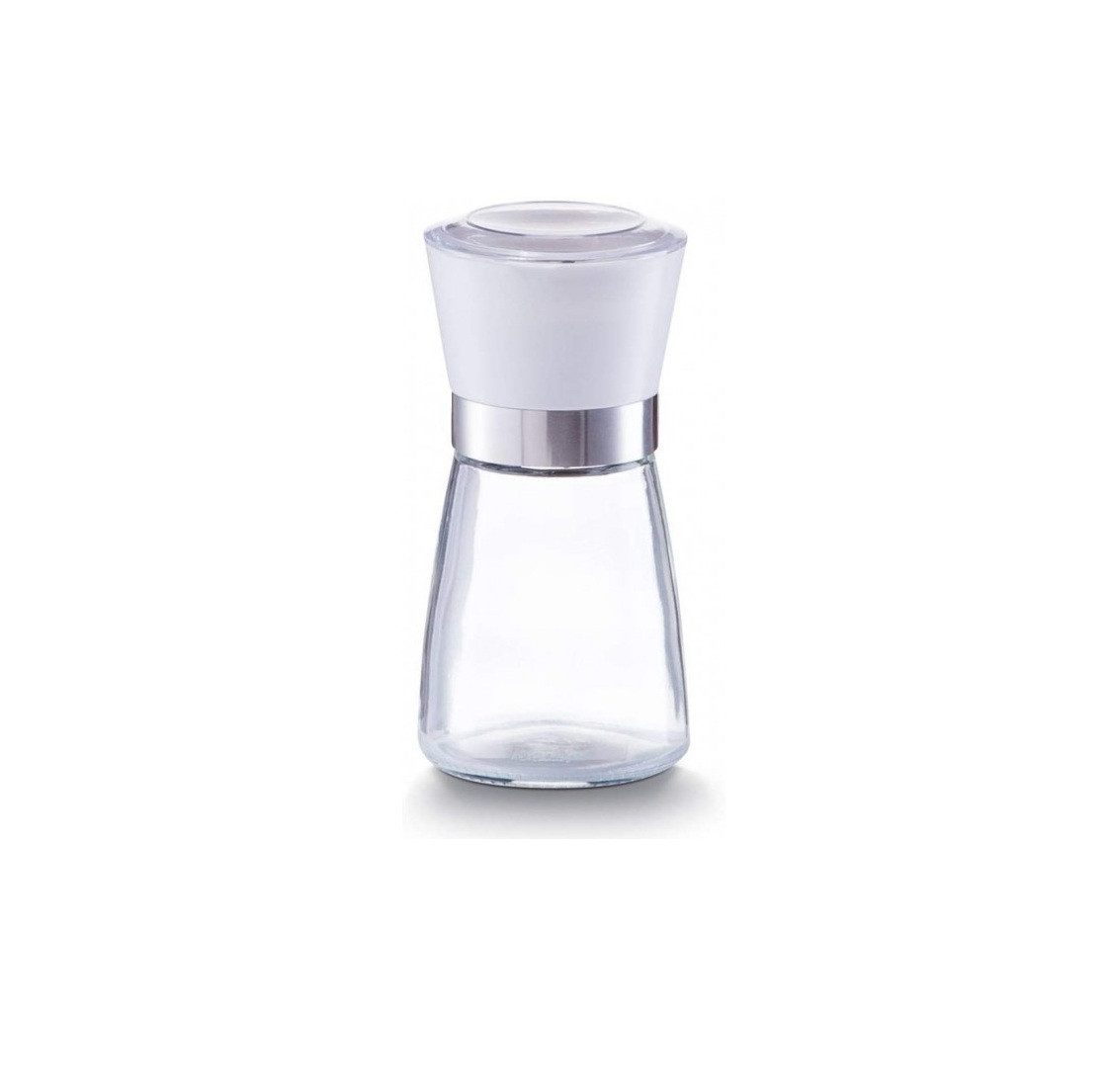 Zeller Present Gewürzmühle Salzmühle Pfeffermühle aus Glas mit Keramikmahlwerk