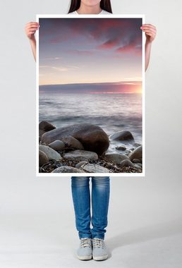 Sinus Art Poster 90x60cm Poster Sonnenaufgang im Cot Valley Cornwall UK