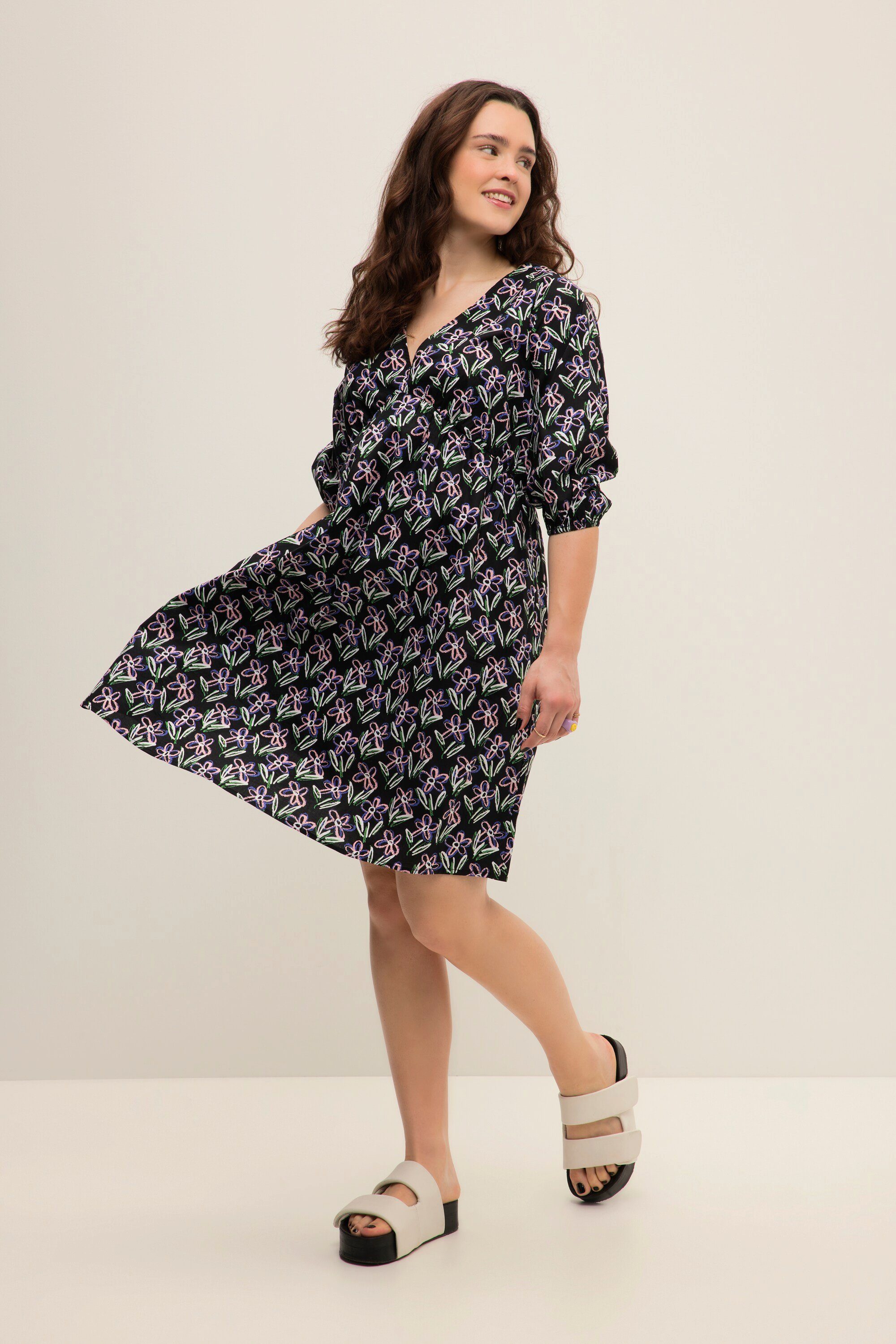 Studio Untold Minikleid Minikleid A-Line Flower günstig online kaufen