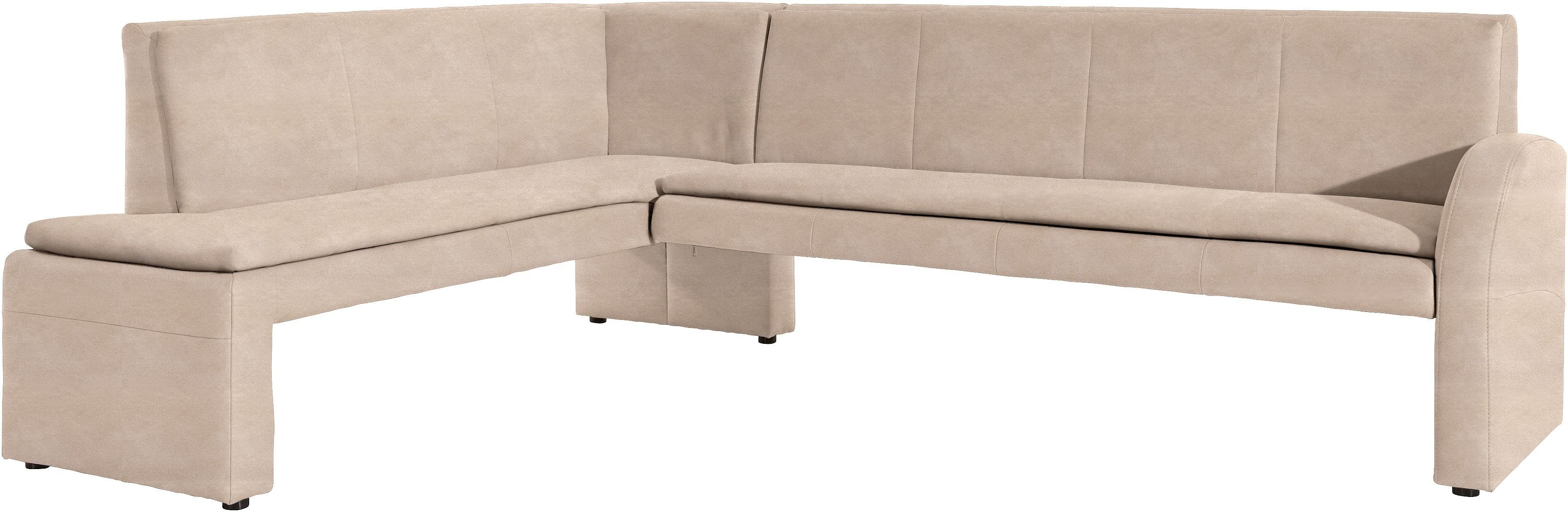 exxpo - sofa fashion Cortado, elegant und modern mit hohem Sitzkomfort, hohe Bodenfreiheit, schöne Detailverarbeitung, wahlweise Lederbezug