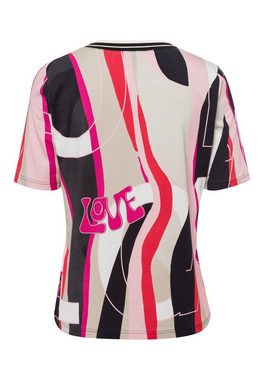 TUZZI Kurzarmshirt mit Alloverprint