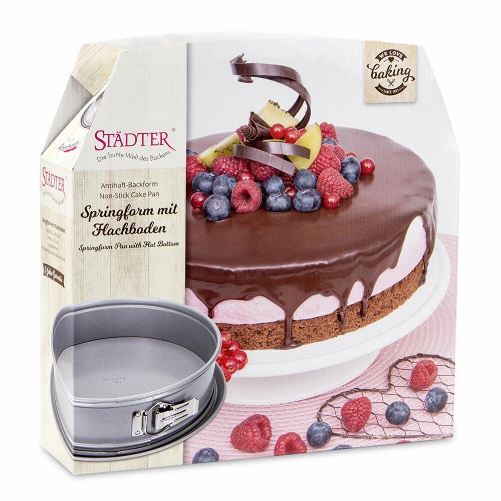 STÄDTER Springform We Love Baking mit Flachboden Ø 28 cm