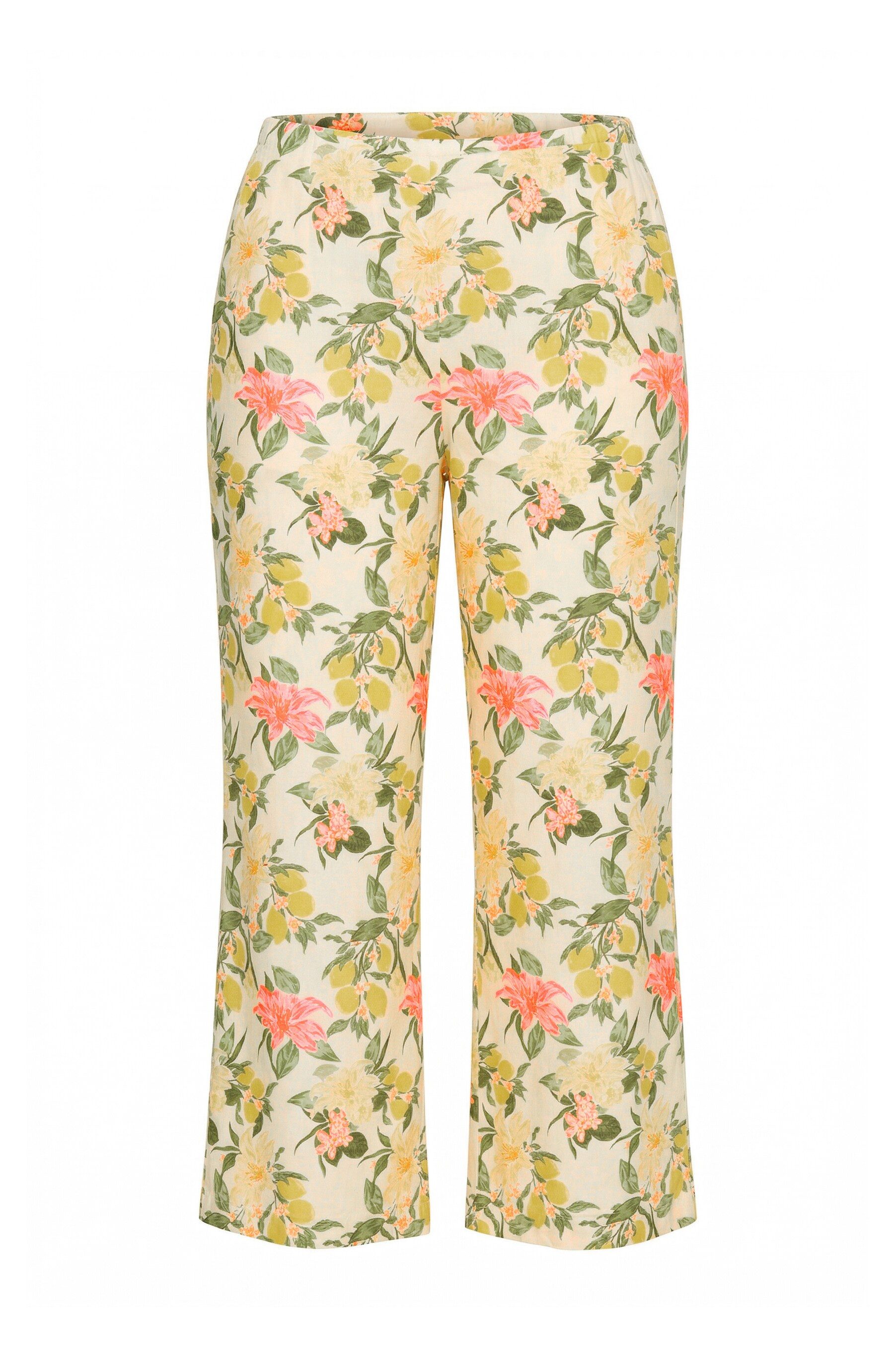 MIAMODA Culotte Culotte weites Bein Schleifenmuster