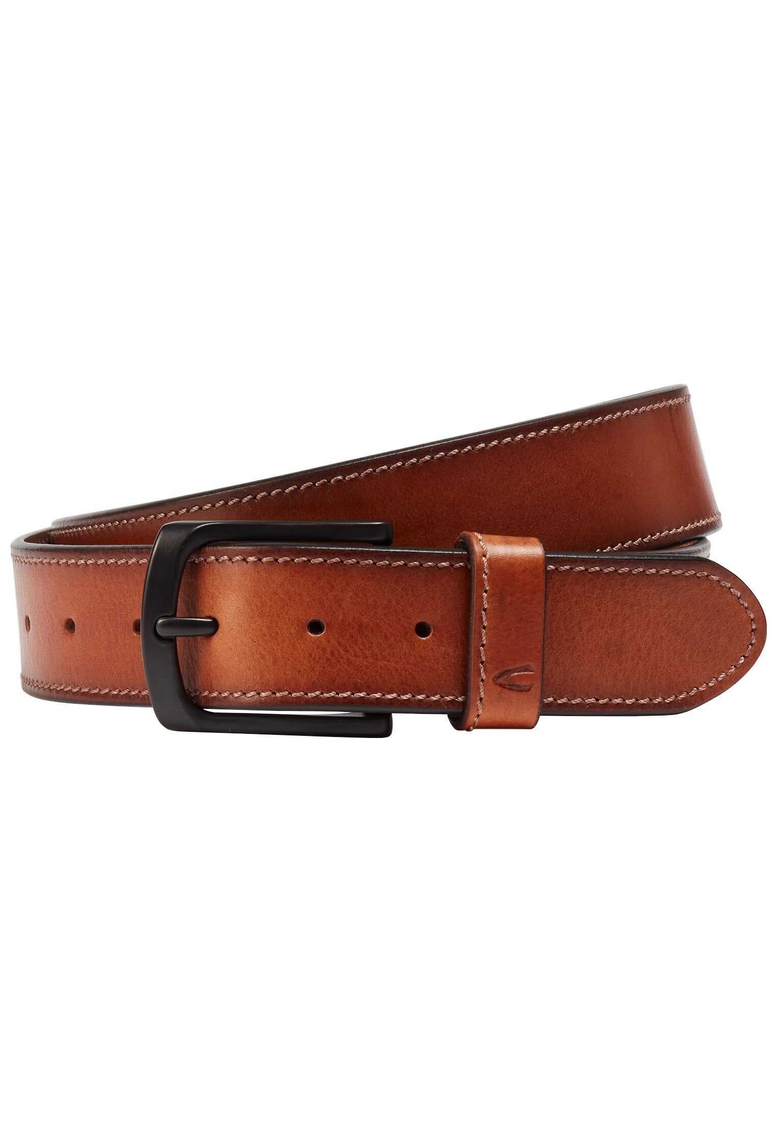 camel active Leder aus Cognac Ledergürtel