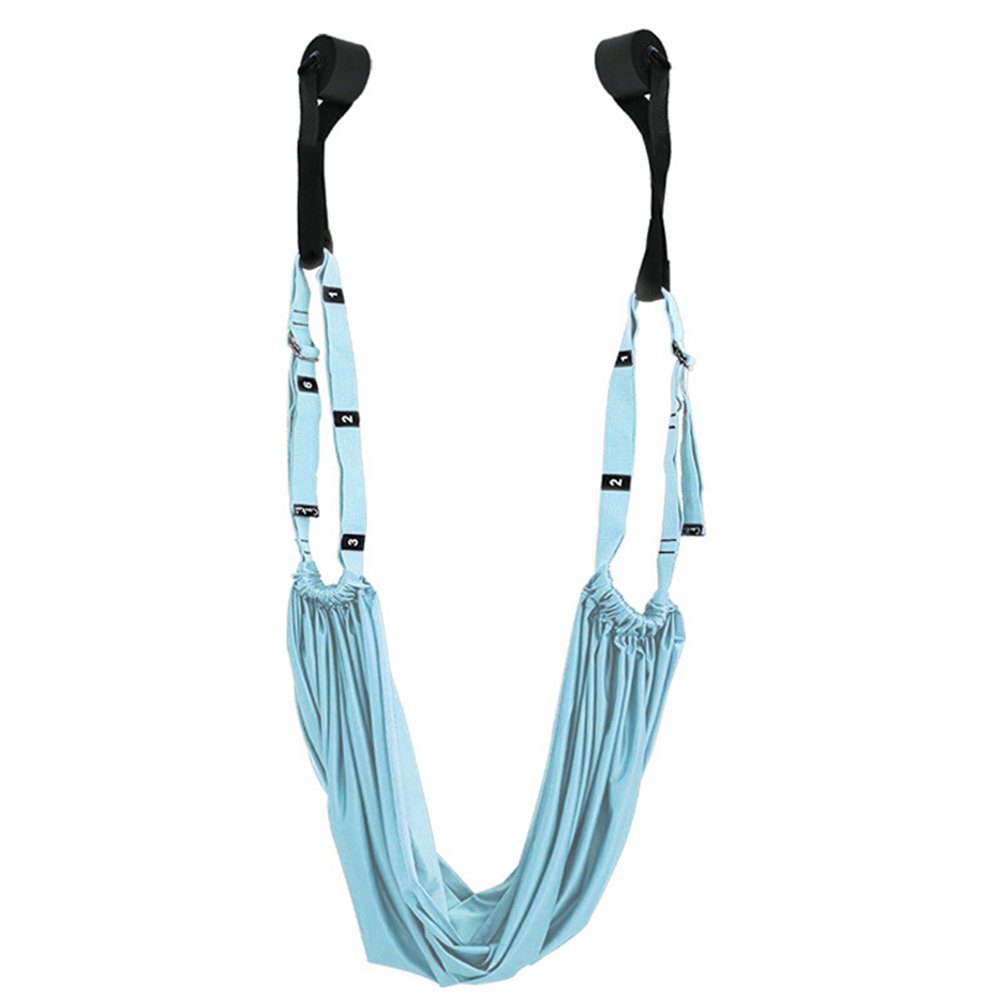 Blusmart Gymnastikbänder Bunte Aerial-Yoga-Hängematte, Hochelastisches, Verstellbares blue