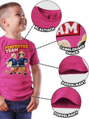 Shirtracer T-Shirt Perfektes Team - Penny & Sam Feuerwehrmann Sam Jungen