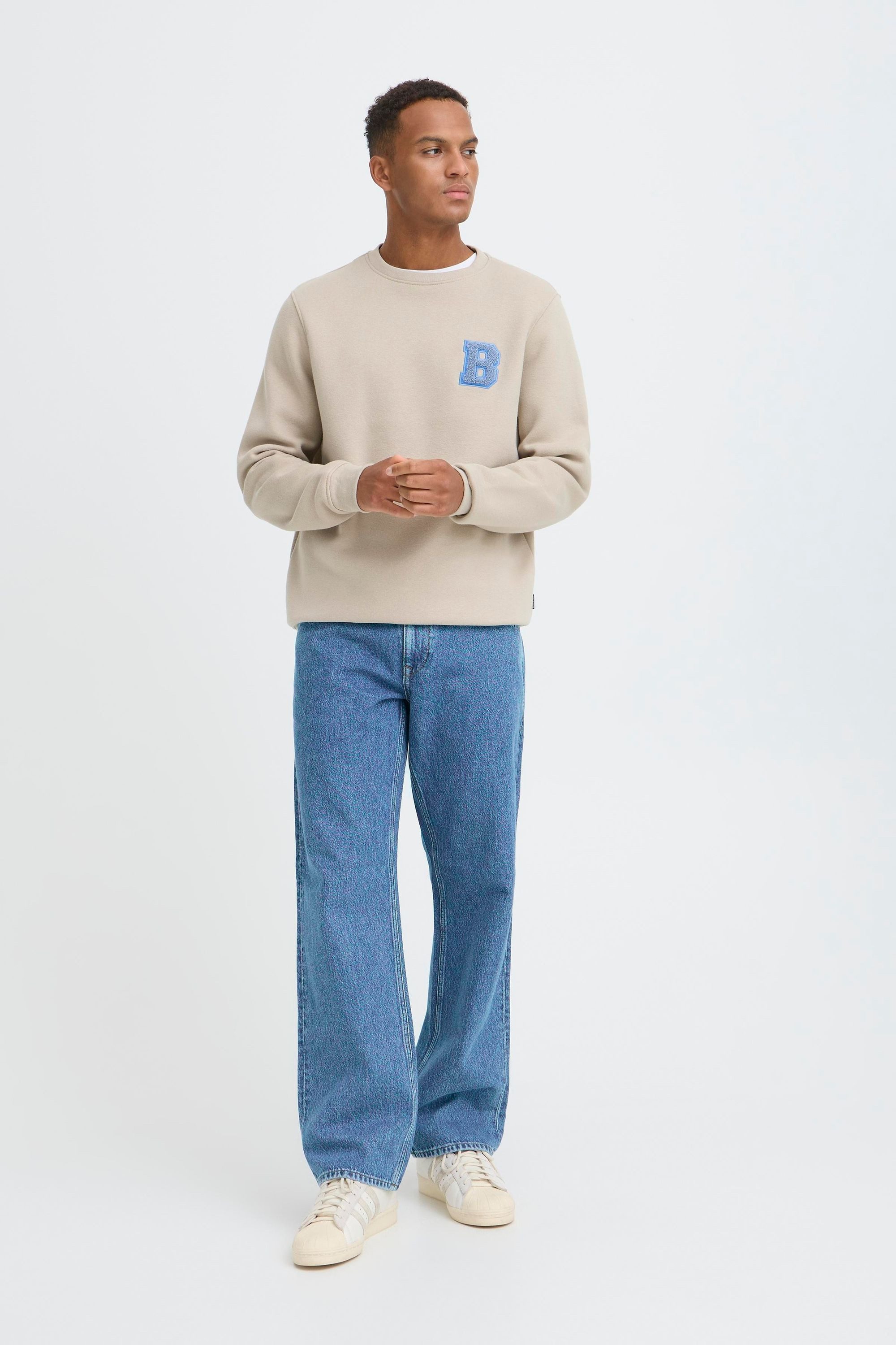 Blend Comfort-fit-Jeans BHFlake Jeanshose mit weitem Schnitt und geradem Bein - Flake Fit