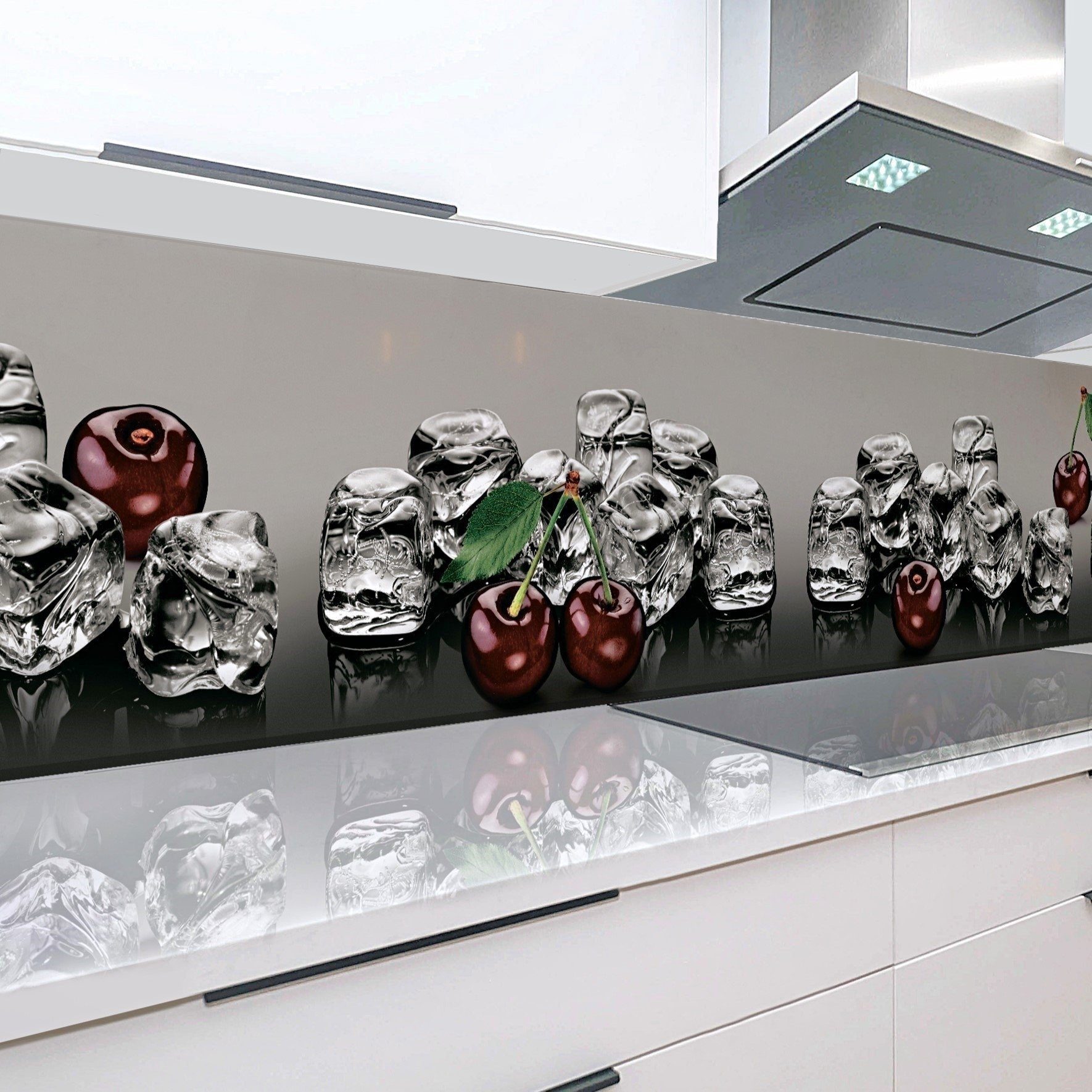 Rodnik Küchenrückwand Kirschtraum, ABS-Kunststoff Platte Monolith in DELUXE Qualität mit Direktdruck