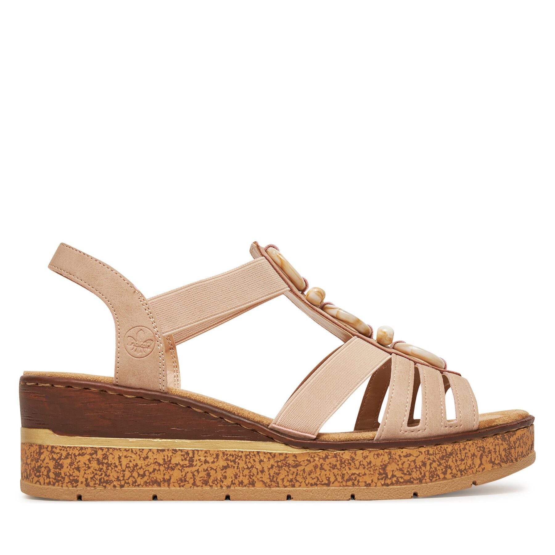 Rieker Rieker Damen-Sandalen Beige 63778-31 Sandale