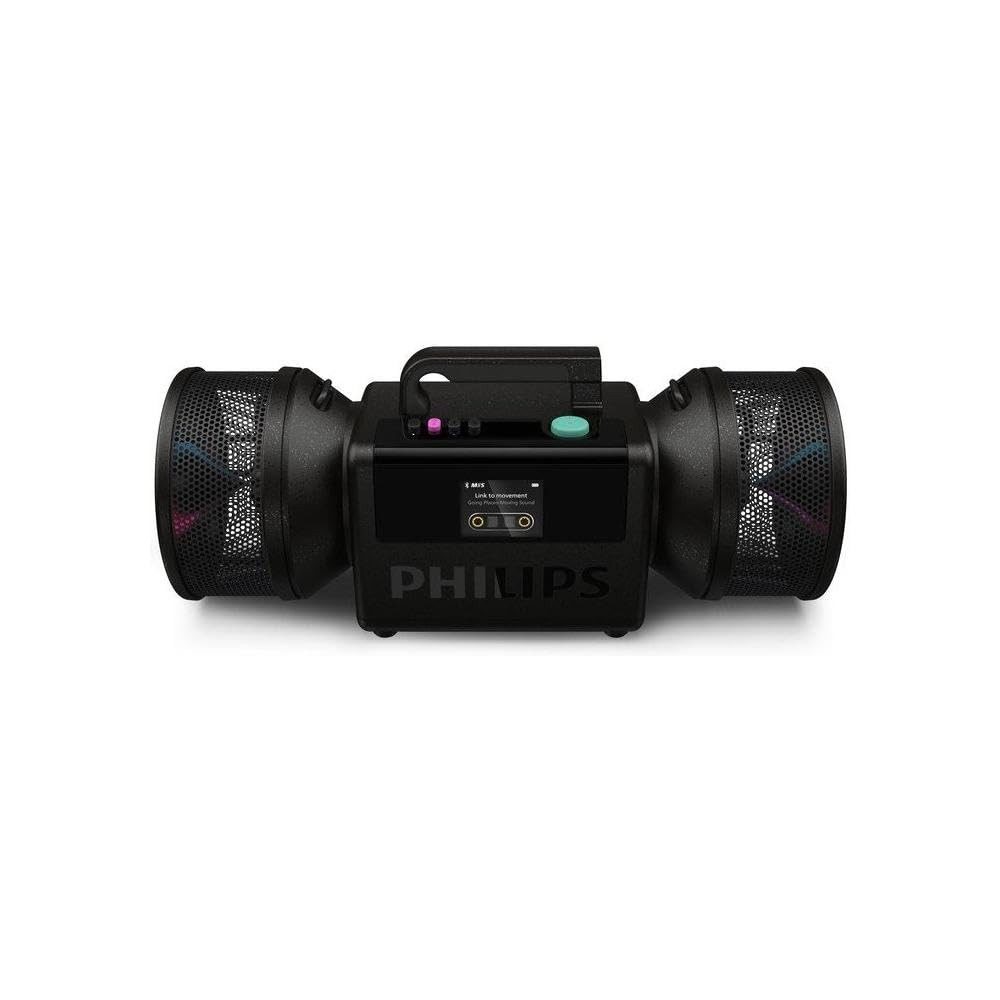 Philips TAMS80B/00 Bluetooth-Lautsprecher (140 W tragbarer Bluetooth-Lautsprecher, IP67, Tube-Design)