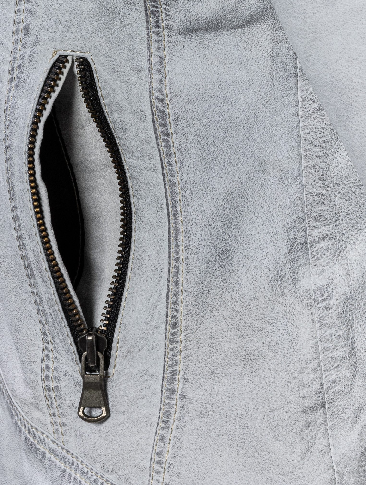 CBL Lederjacke MQ-44873 mit reißverschlusstaschen