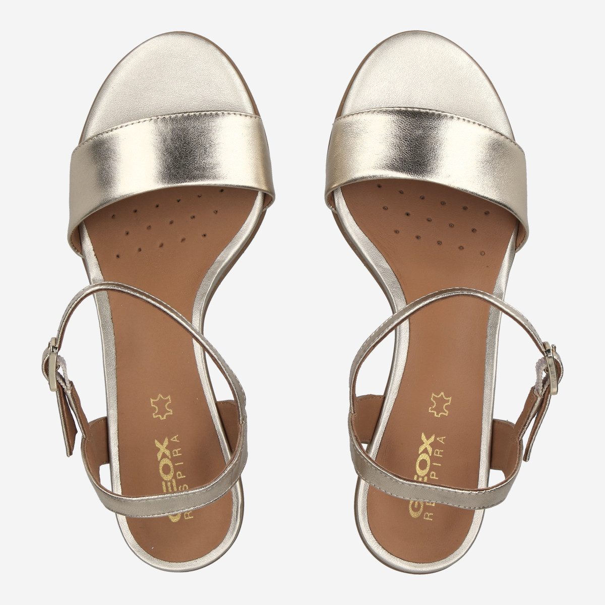 Geox GEOX AURELY, Sandaletten, Gold, Damen Sandalette