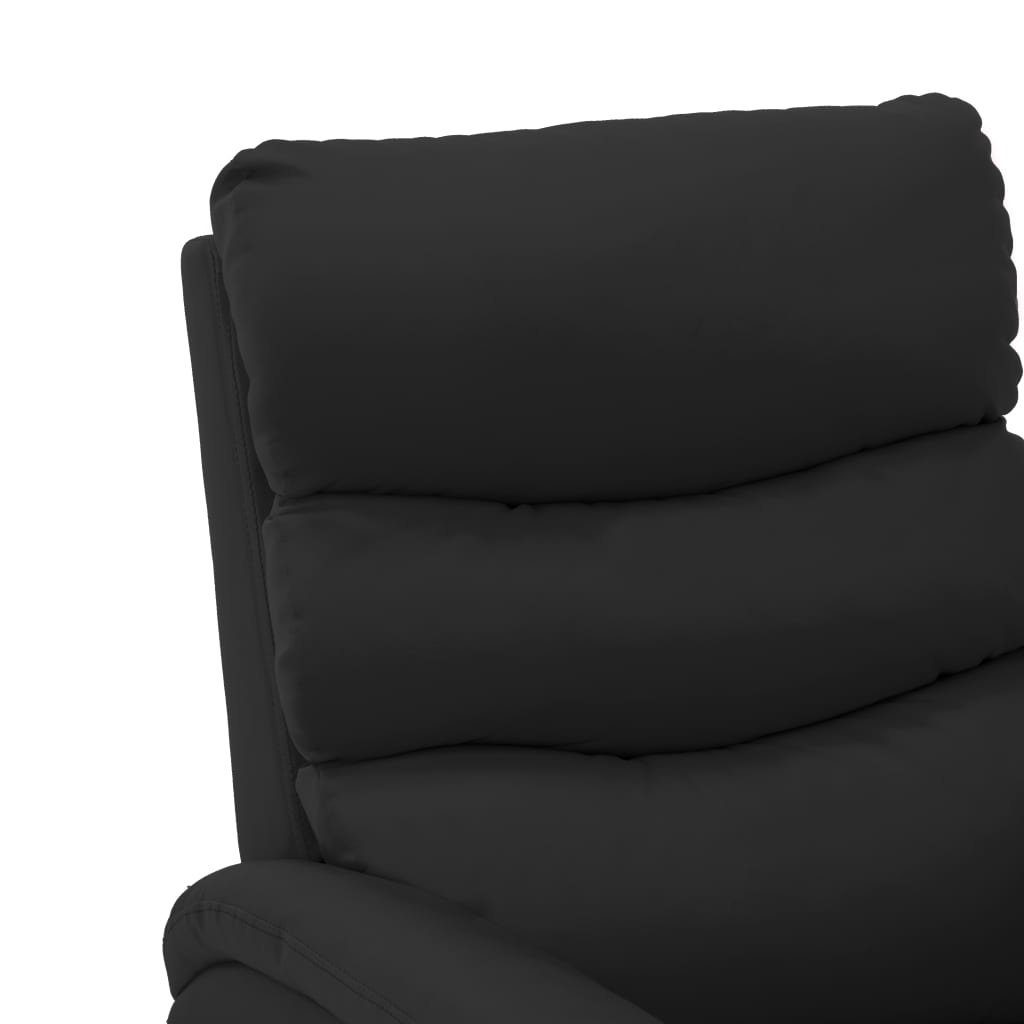 Verstellbar Sessel Schwarz furnicato Kunstleder Elektrischer