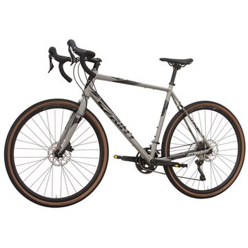 Airtracks Gravelbike 28 Zoll Herren Gravel Bike WHISPER 7.0 Fahrrad 2x10 Shimano GRX 400, 20 Gang, Kettenschaltung, High End Gravel Fahrrad - Rahmenhöhen 52 cm 56 cm - Modell 2024