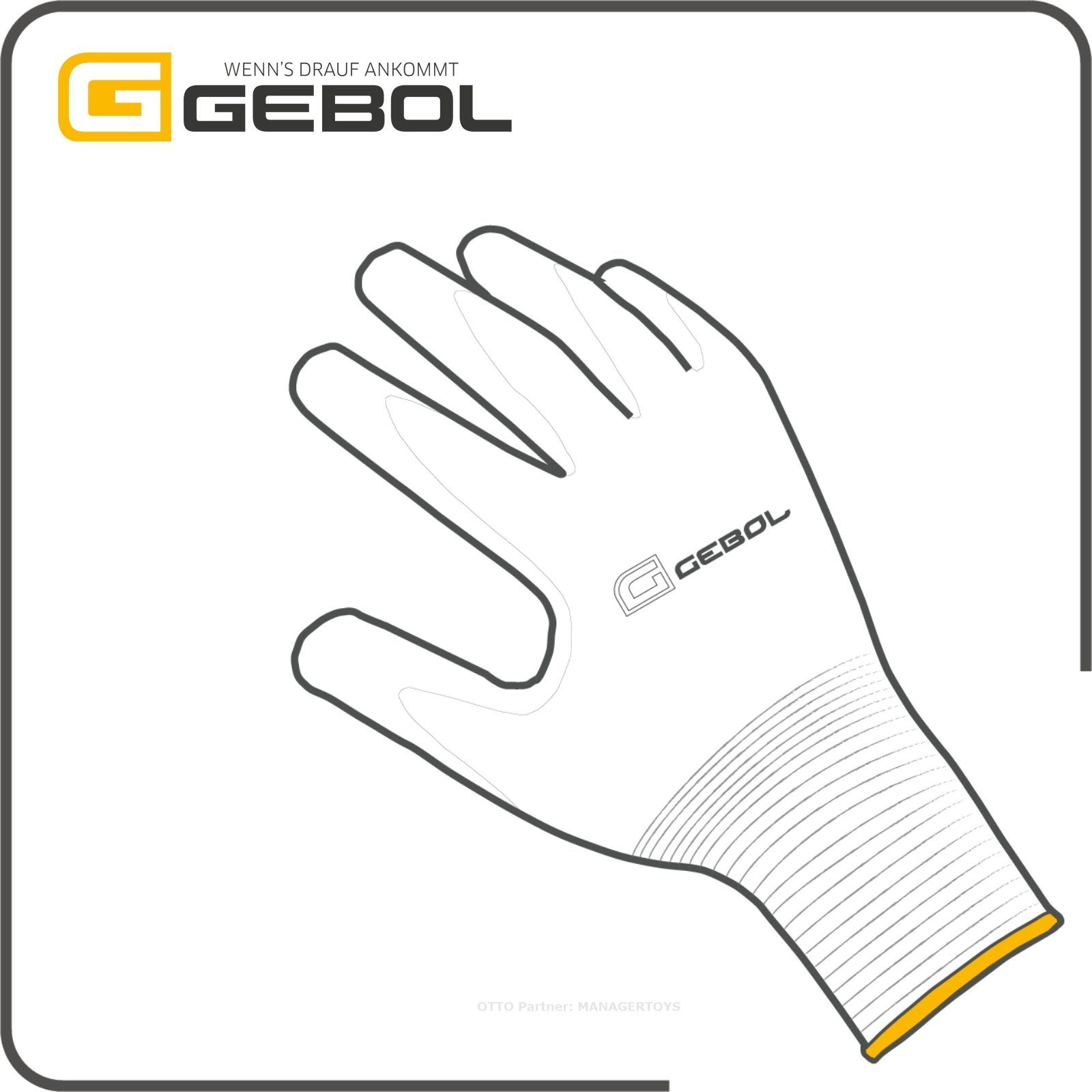 Gebol Gartenhandschuhe MULTI FLEX (ein Paar)