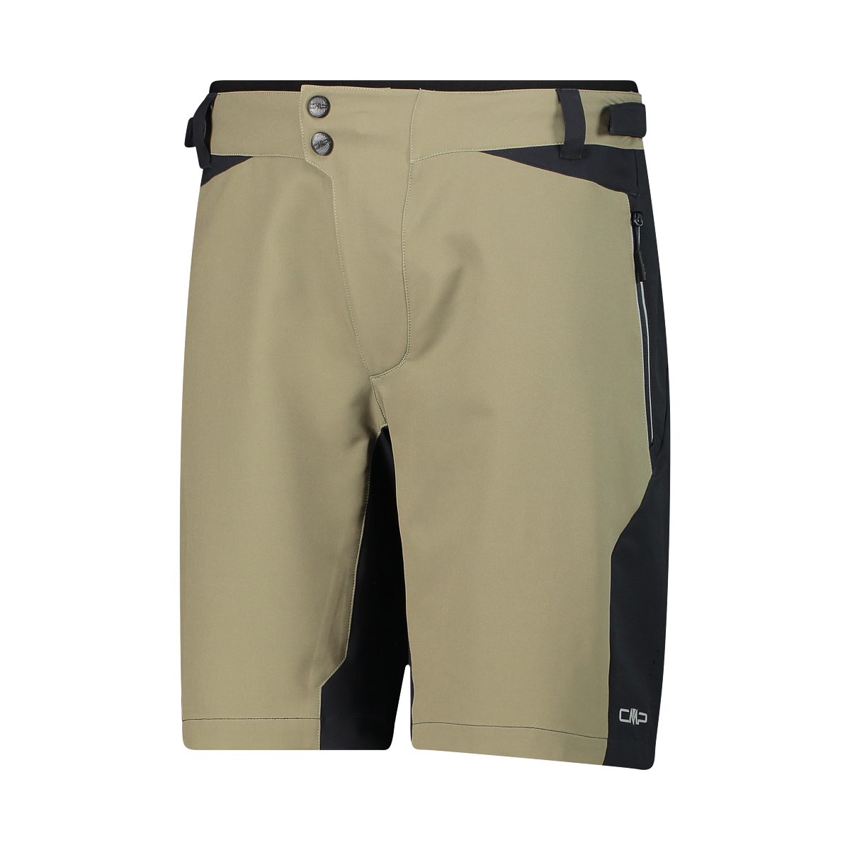 CMP Radlerhose MAN FREE BIKE BERMUDA WITH INNER MESH UNDERWEAR SAGE