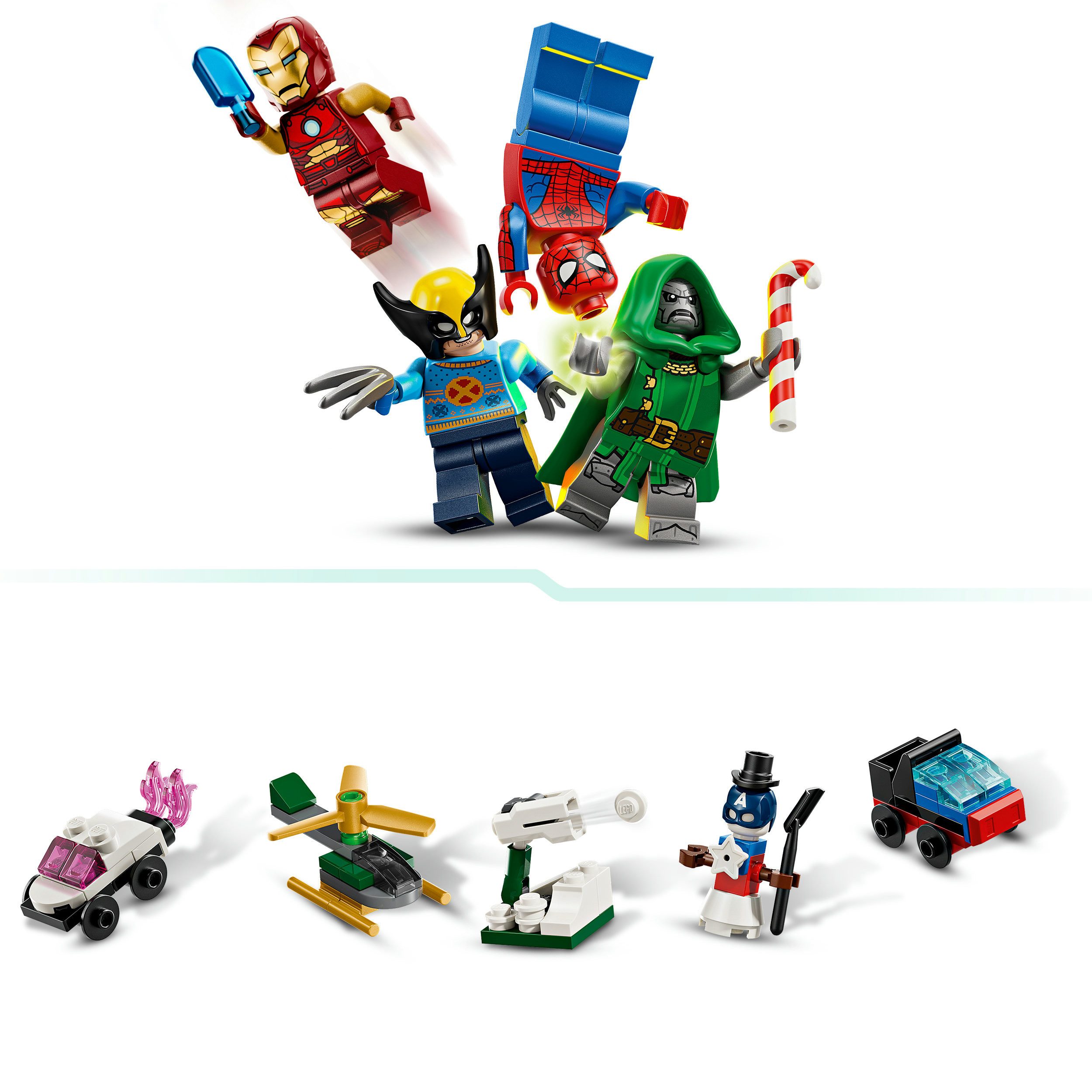 LEGO® Spielzeug-Adventskalender Adventskalender 2026 (76340), LEGO Super Heroes (317-tlg), Made in Europe – Bild 5 von 5