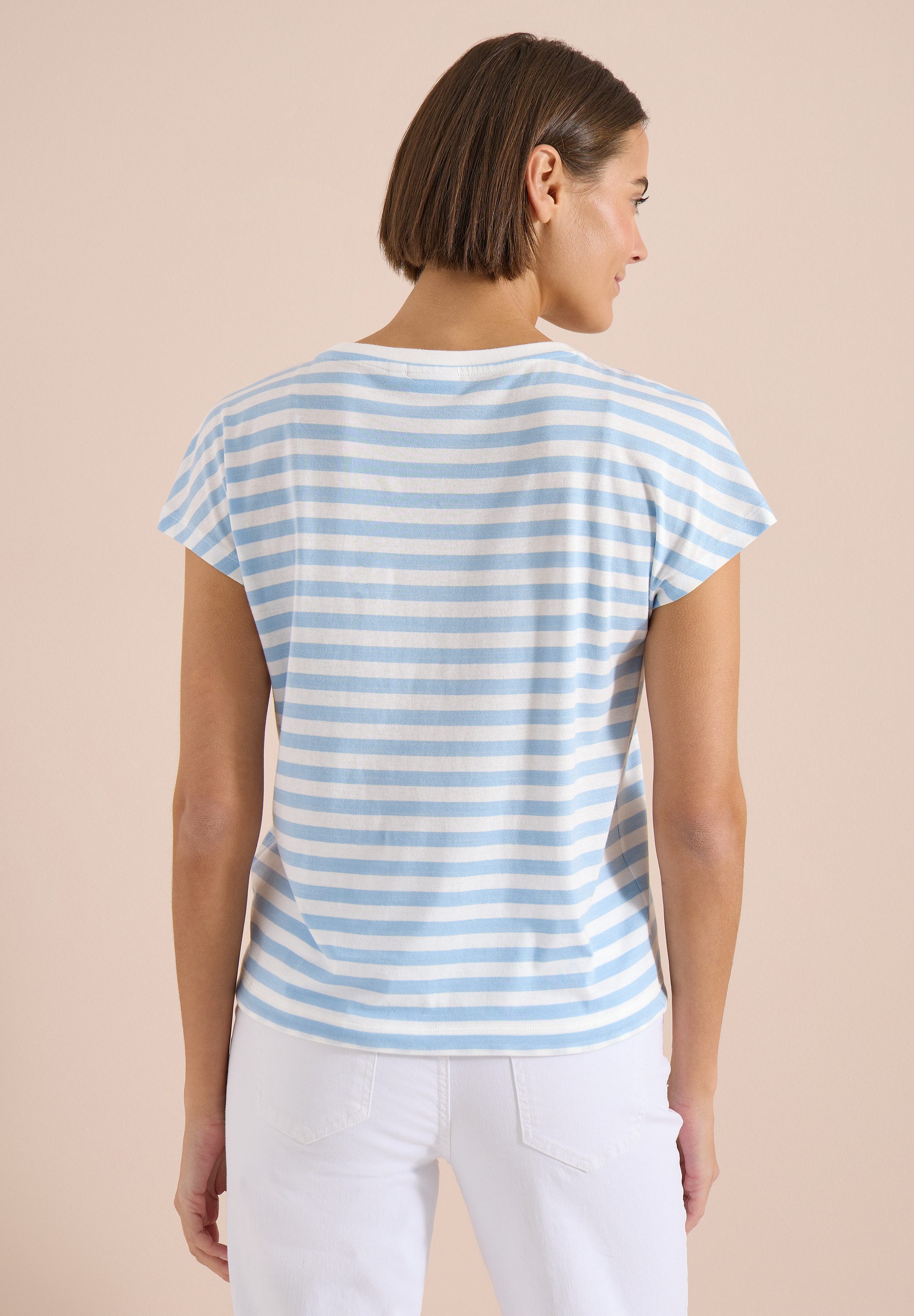 CECIL Blusenshirt im soften Baumwoll-Mix