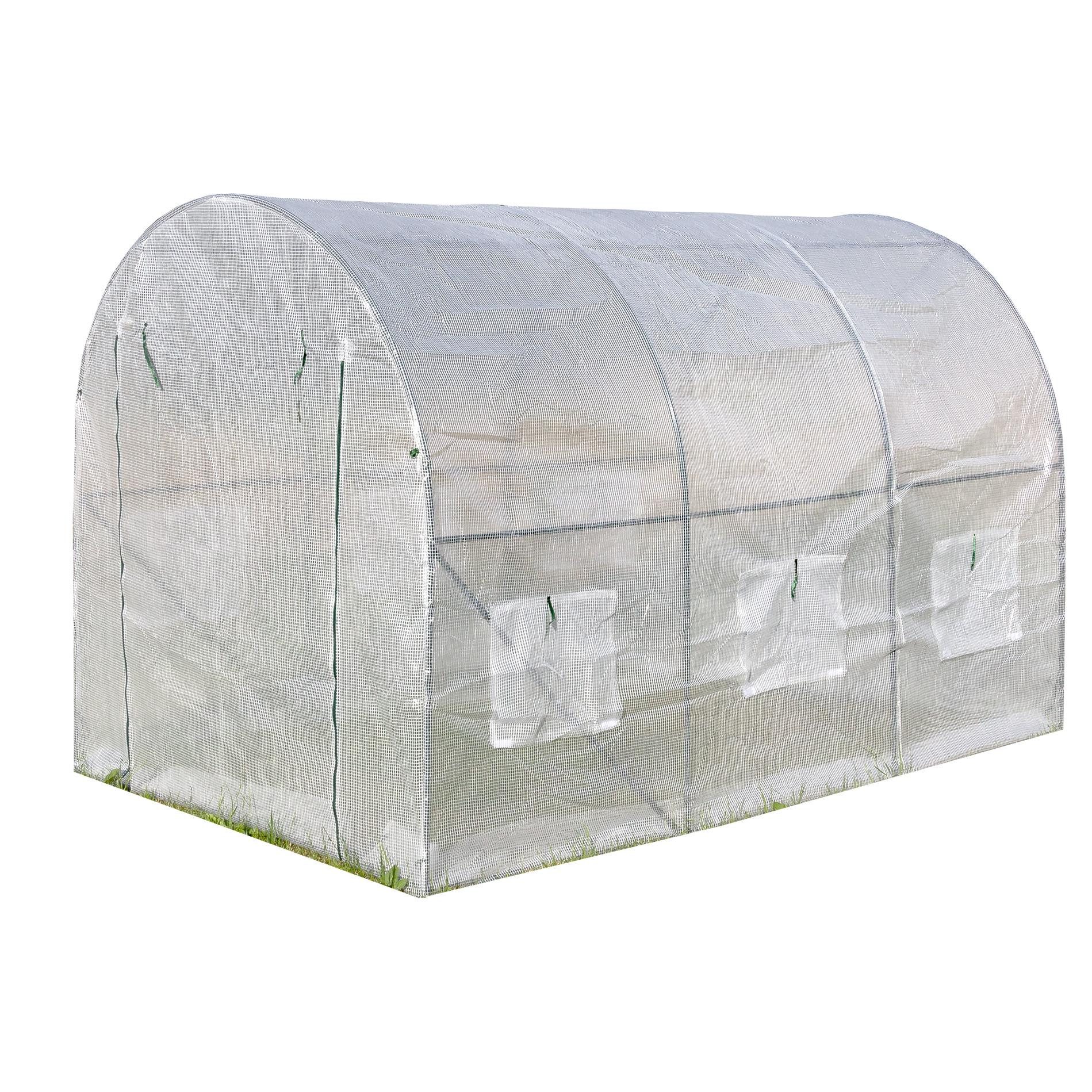 ESTEXO Gewächshaus Treibhaus Foliengewächshaus 3x2x2m Folien-Tunnel Bogenda günstig online kaufen