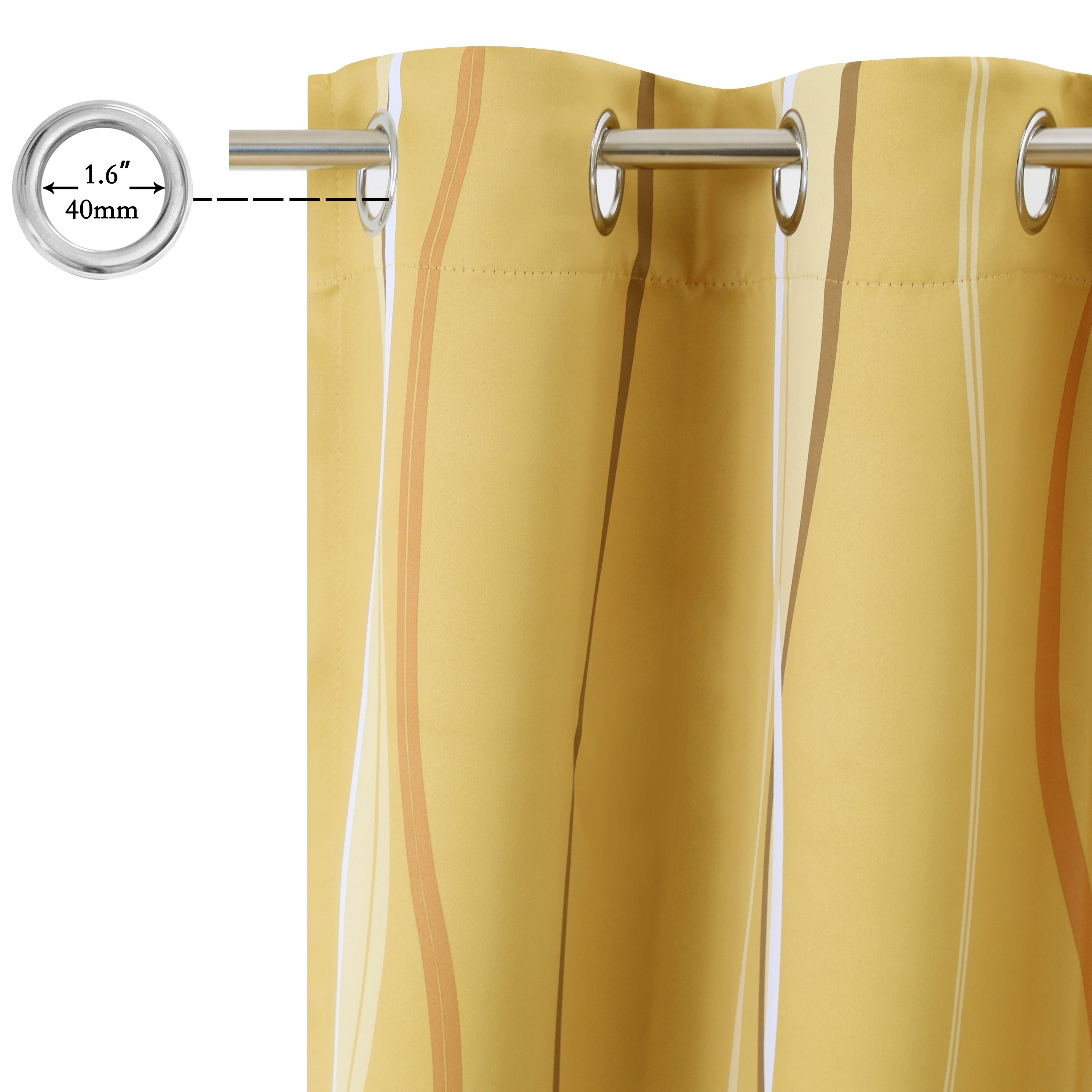 OTTO home Vorhang Dimona Blackout (1 St), Ösen, verdunkelnd, Polyester