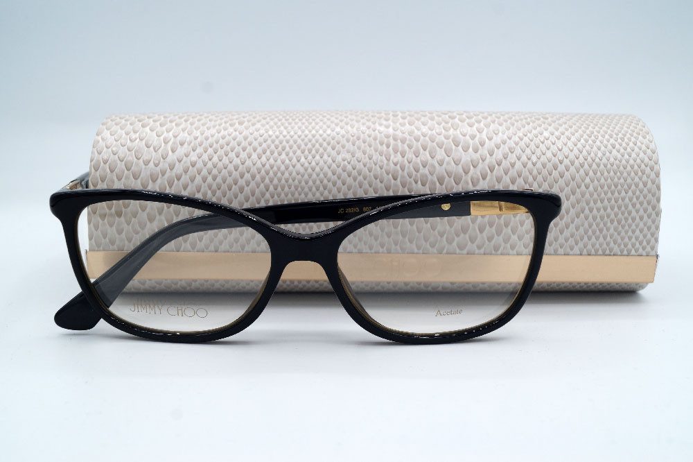 JIMMY CHOO Brillengestell JIMMY CHOO Brillenfassung Brillengestell Eyeglasses Frame JC 282 807