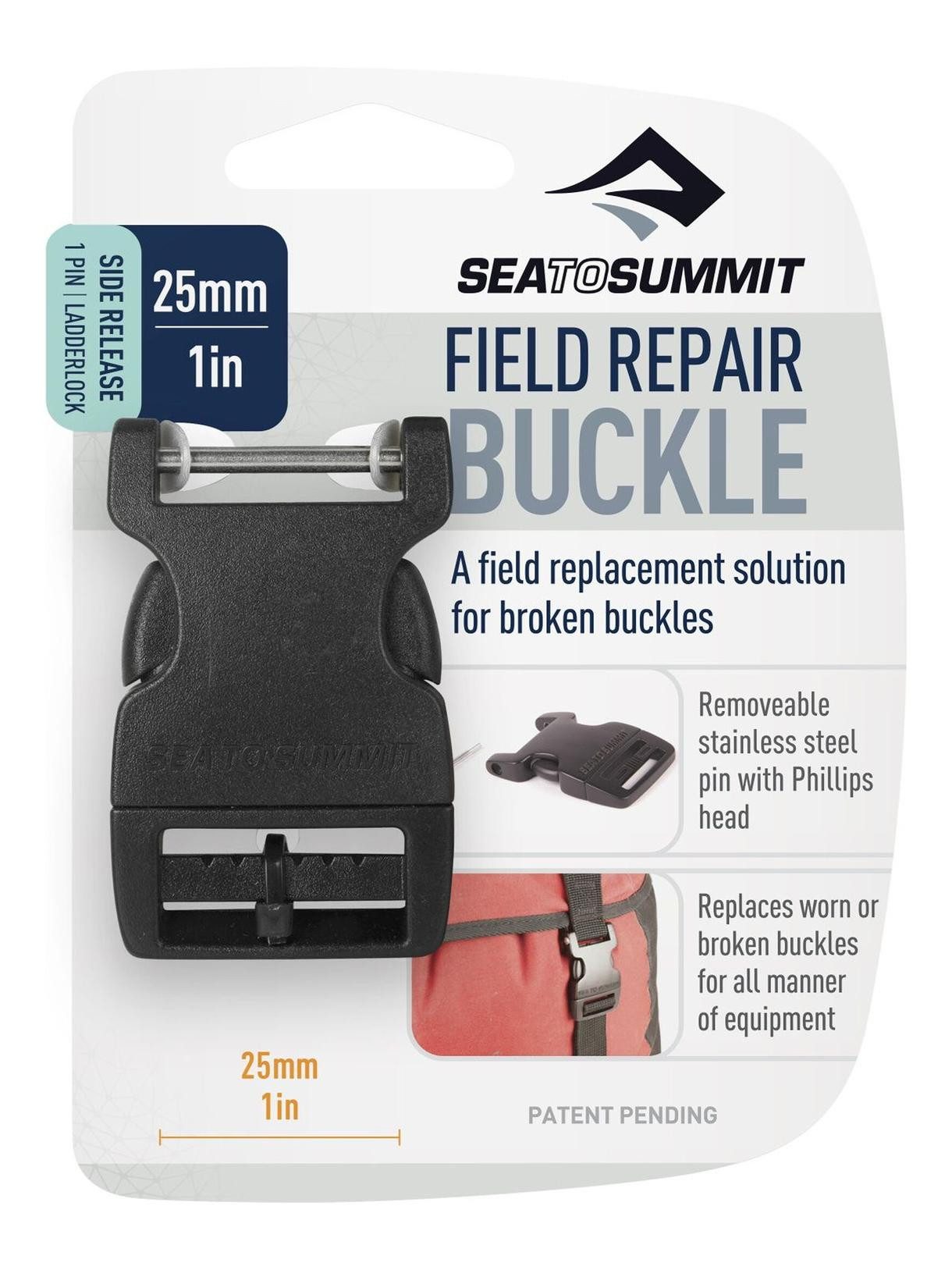 sea to summit Rucksack-Regenschutz SEA TO SUMMIT »Field Repair Ersatz Steckschnalle mit«, leicht, robust