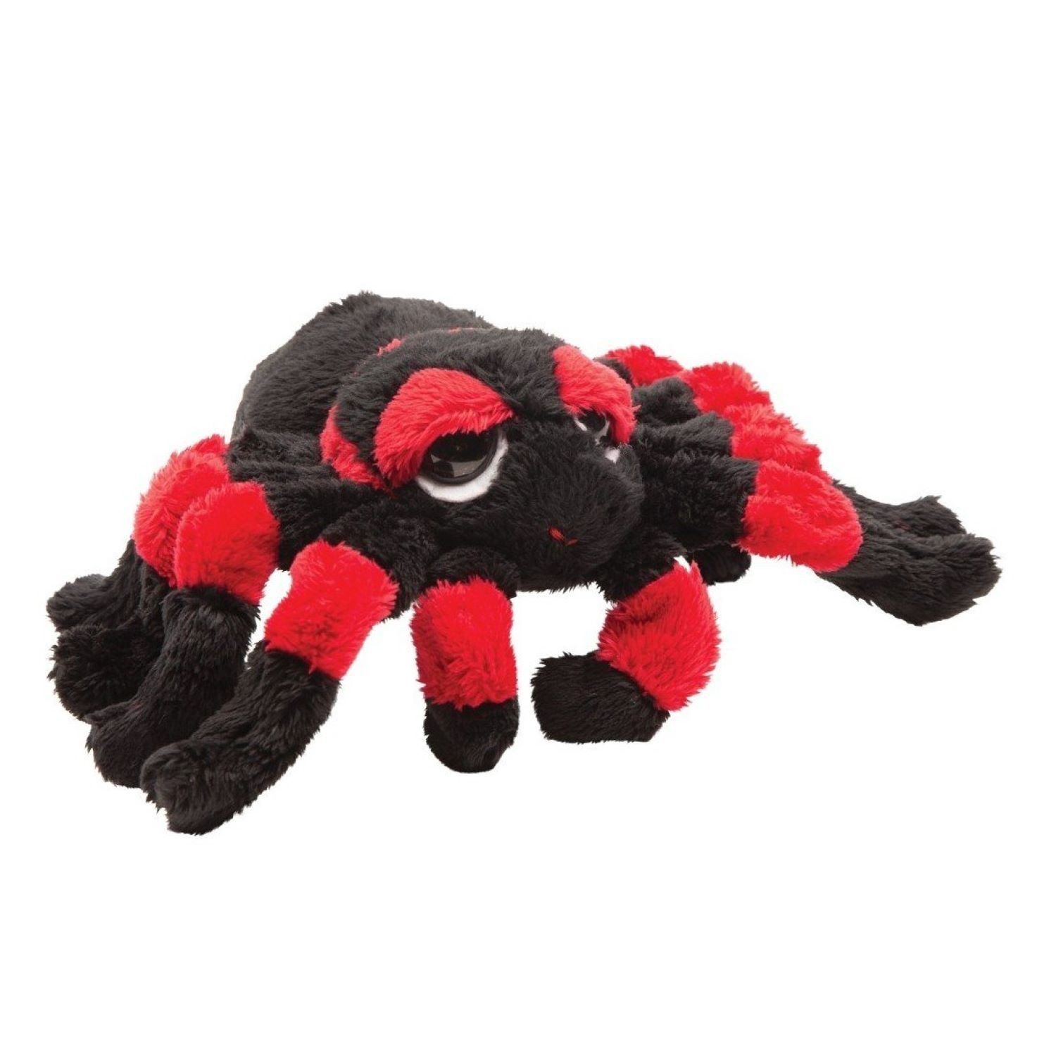 Geese Design-Trends Kuscheltier Stofftier Spinne Nico Schwarz/Rot S