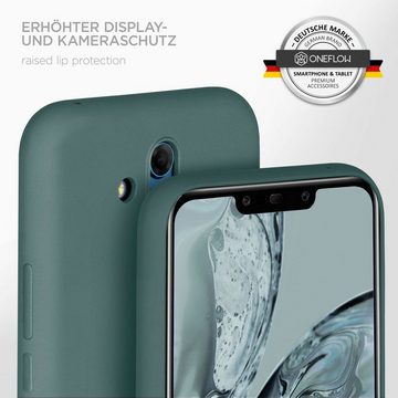 ONEFLOW Handyhülle Soft Case, Hülle aus Silikon, Schutzhülle Bumper, Backcover abdeckung, Silicon Handytasche, Silikonhülle, Schutz Cover, weiche Handyhülle - matt Petrol