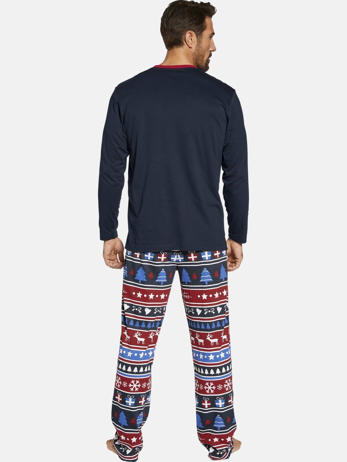 Jan Vanderstorm Schlafanzug ERILERT (Set, 2 tlg) mit Weihnachtsmotiv günstig online kaufen